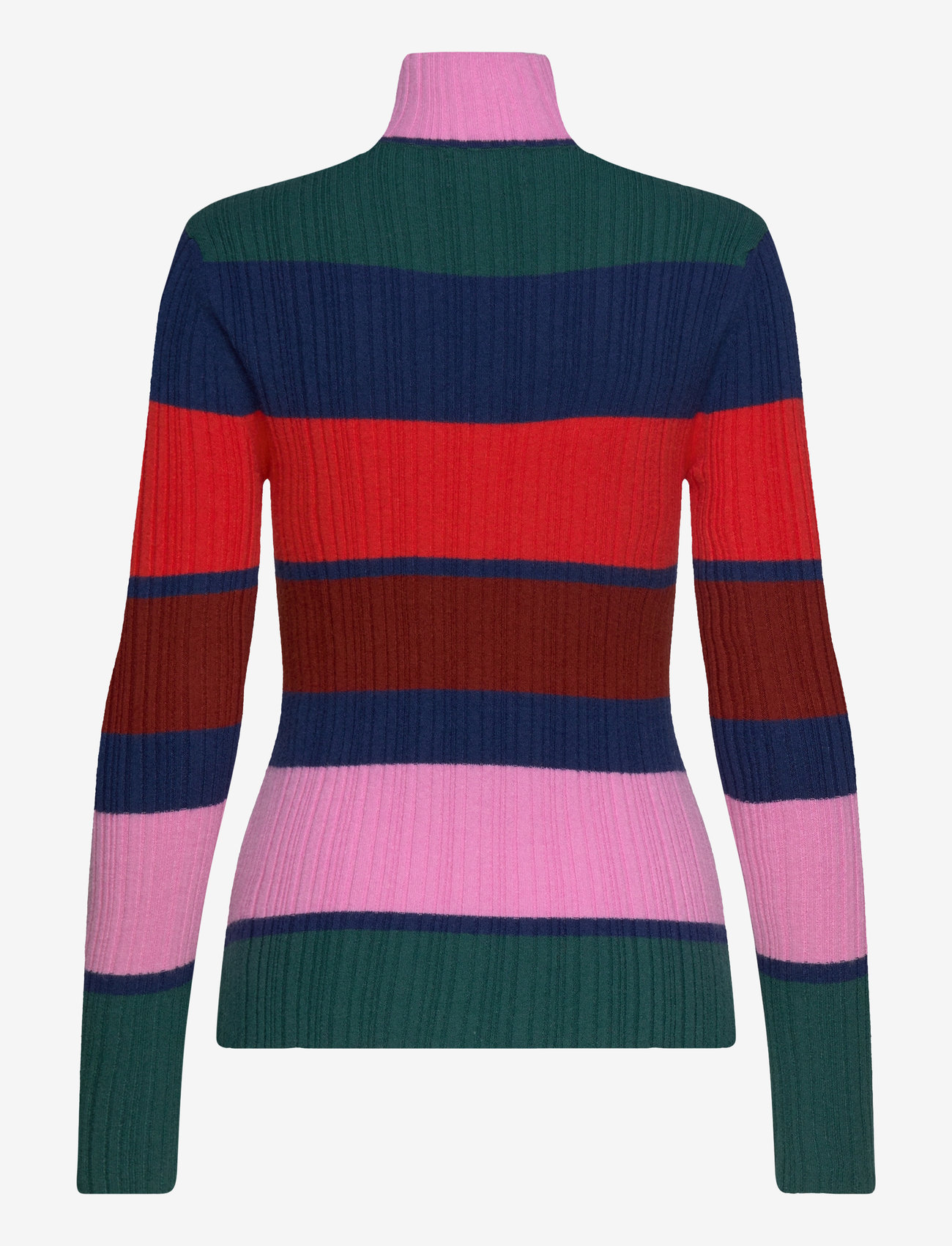 Bobo Choses - Multi stripes knitted turtle neck - multicolor - 2