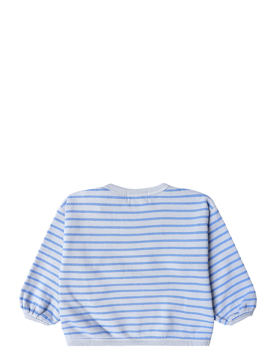 Bobo Choses - Bobo Choses stripes sweat shirt - sweatshirts - grey - 1