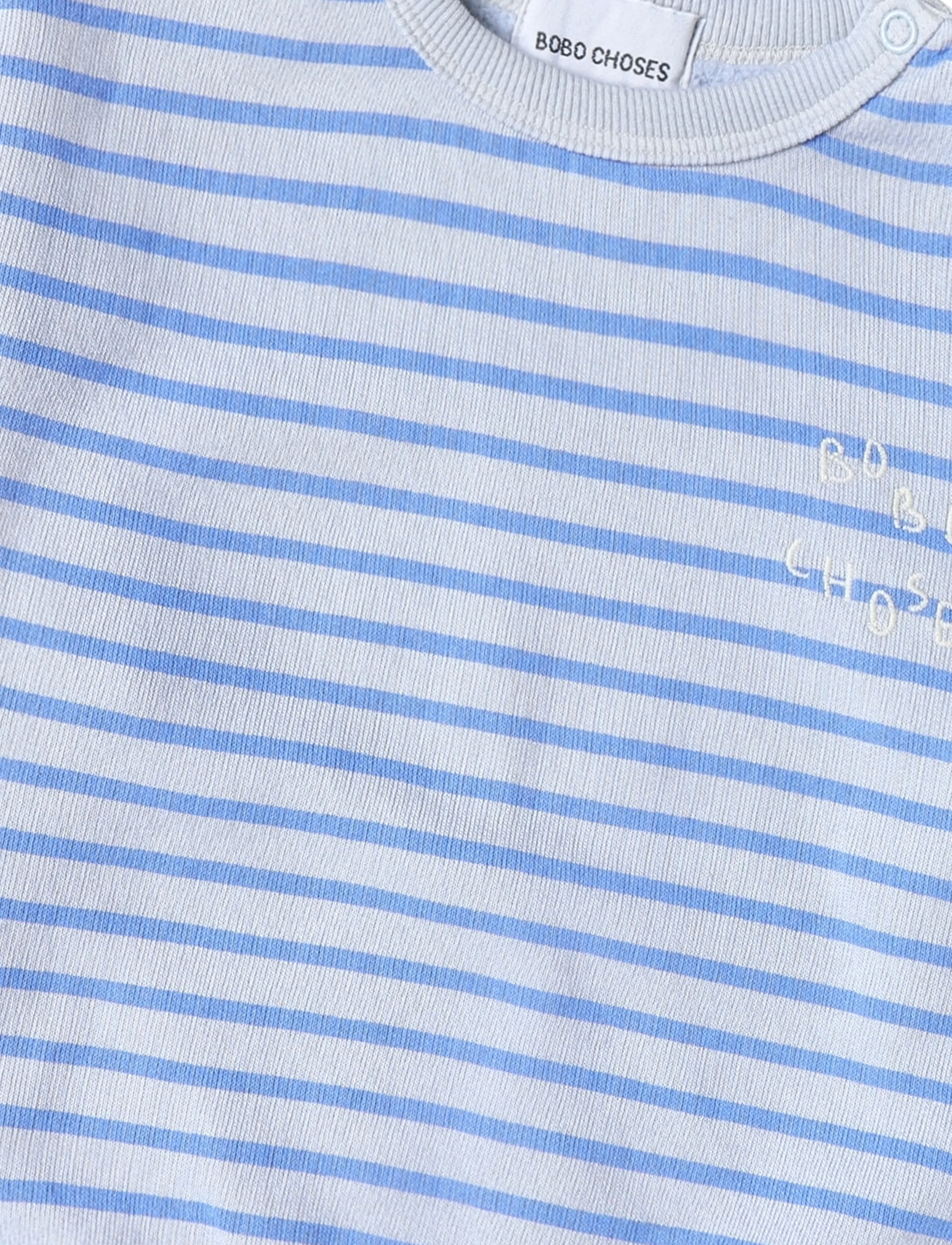Bobo Choses - Bobo Choses stripes sweat shirt - sweatshirts - grey - 2