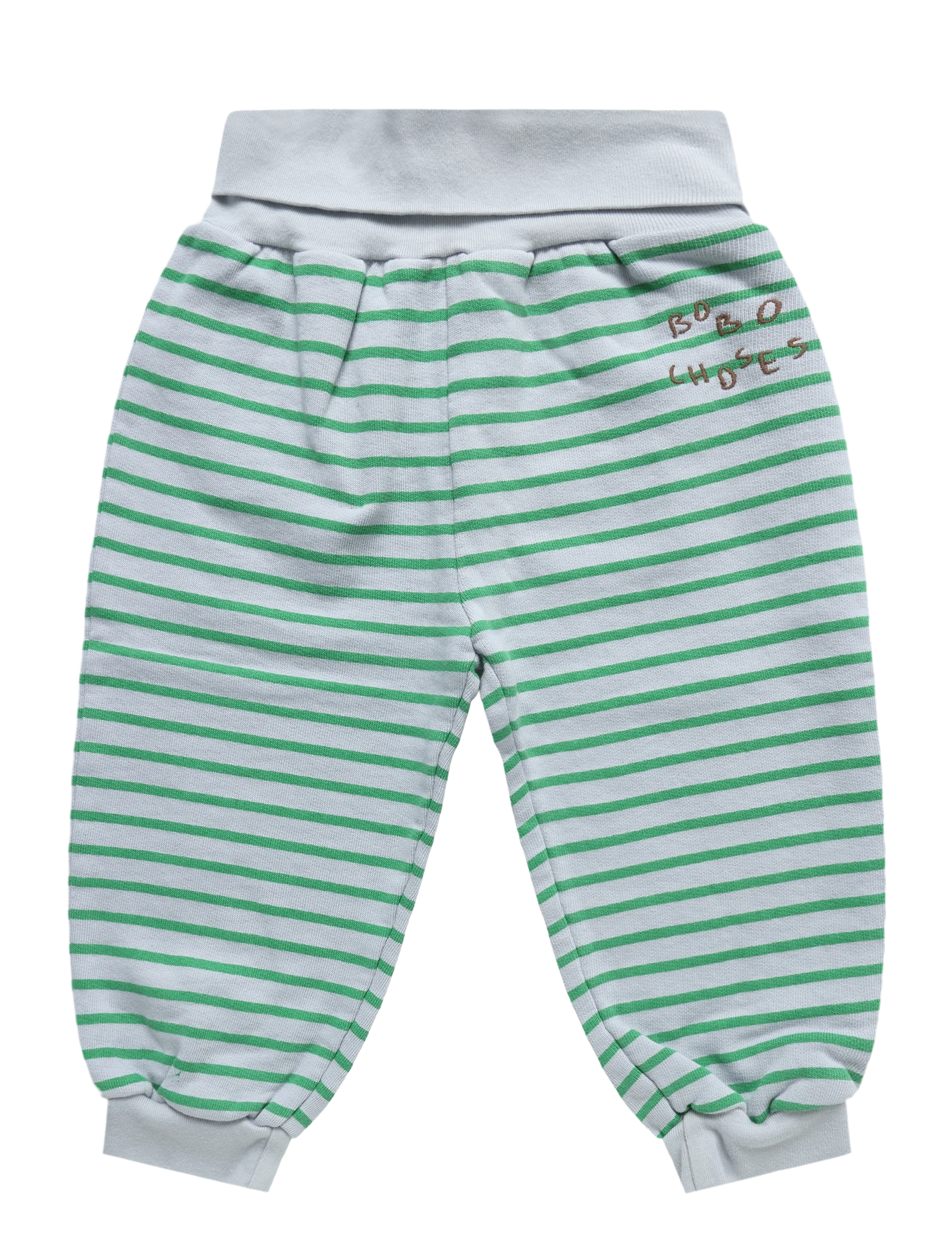 Bobo Choses Bobo Choses Stripes Jogging Pants, 86, Grey, Underdele > Joggingbukser, Børn