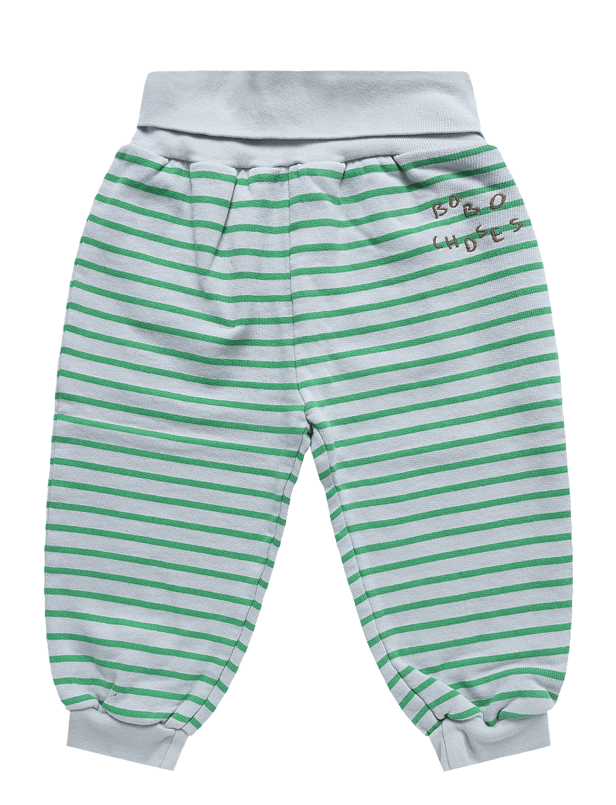 Bobo Choses - Bobo Choses stripes jogging pants - jogginghosen - grey - 0