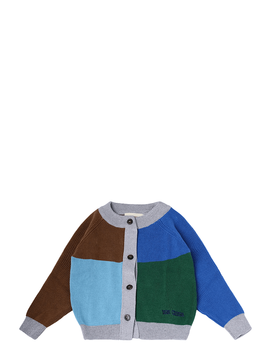 Bobo Choses - Bobo Choses color block cardigan - cardigans - multi coloured - 0