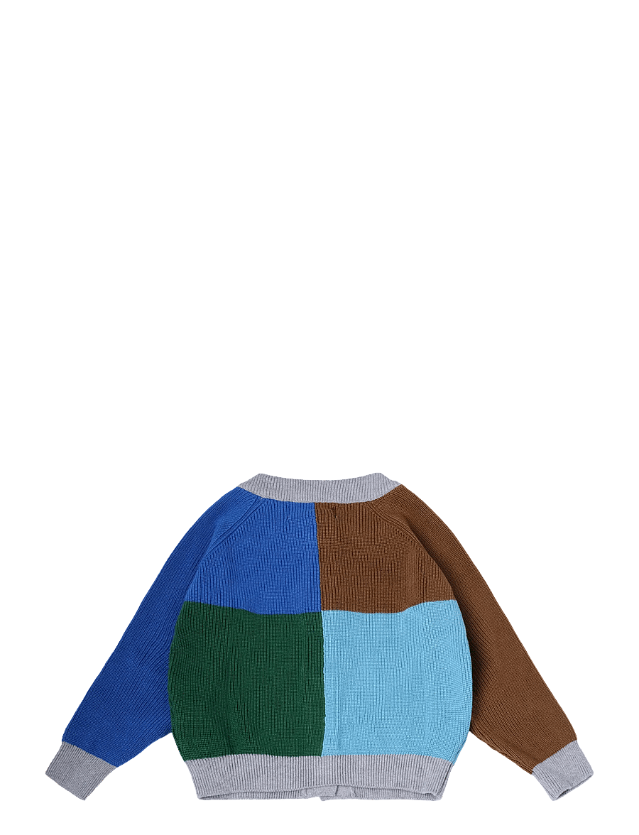 Bobo Choses - Bobo Choses color block cardigan - cardigans - multi coloured - 1