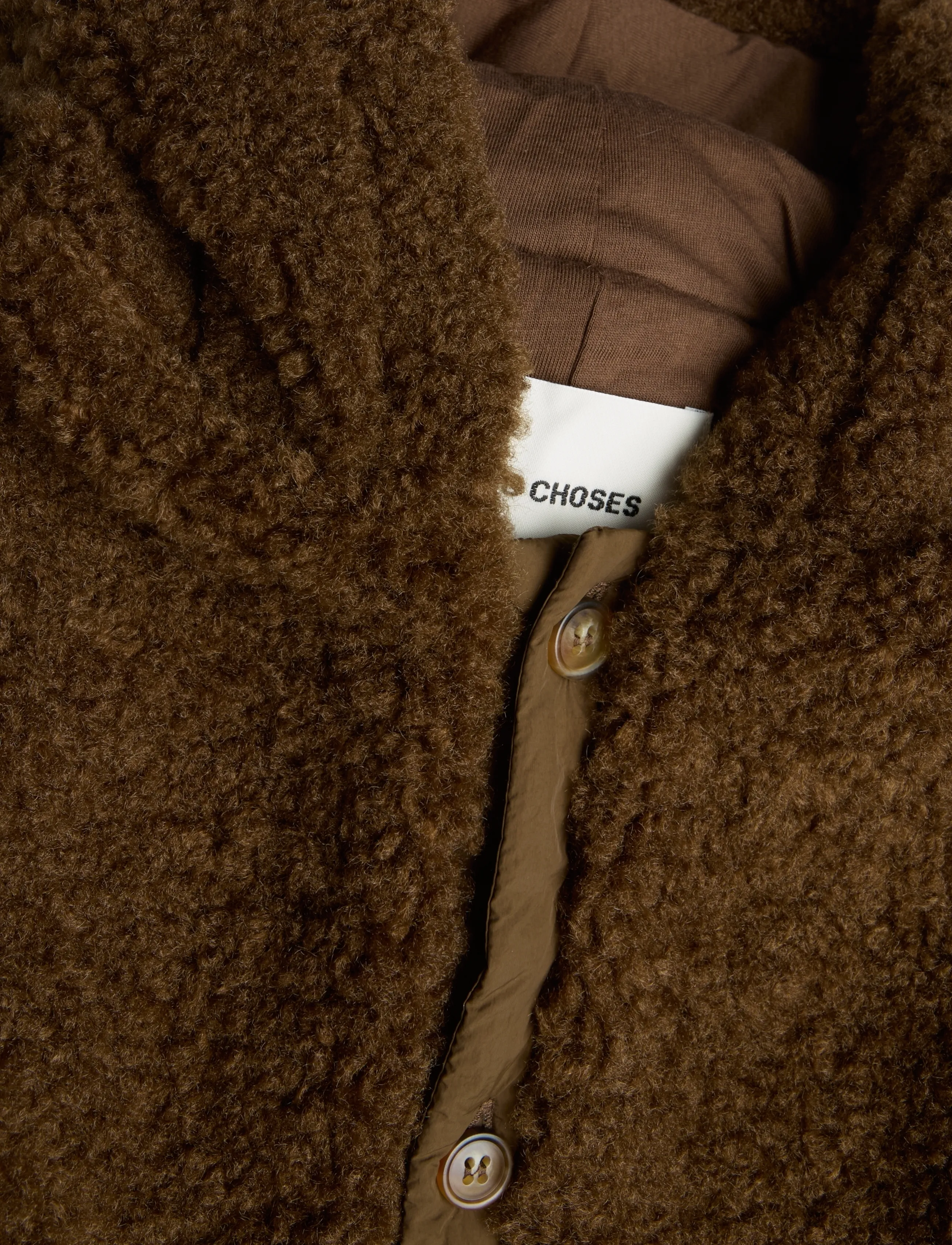 Bobo Choses - Bobo Choses sheepskin overall - halstørklæder - brown - 3
