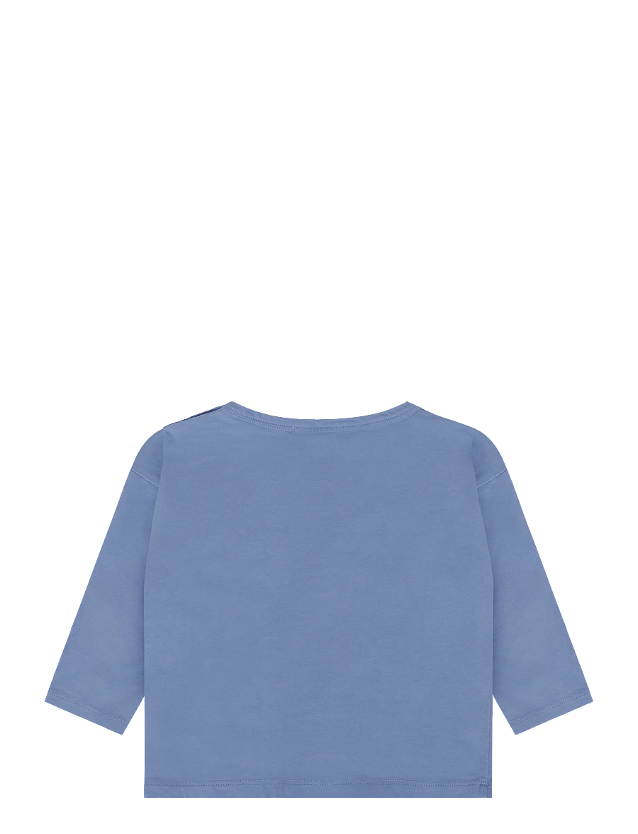 Bobo Choses - Hug Hairy Monster T Shirt - pikkade varrukatega t-särgid - blue - 1