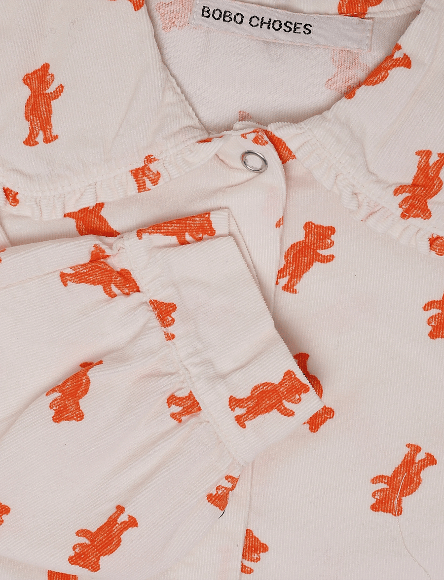 Bobo Choses - Softpaw Monster all over shirt - chemises à manches longues - pink - 2