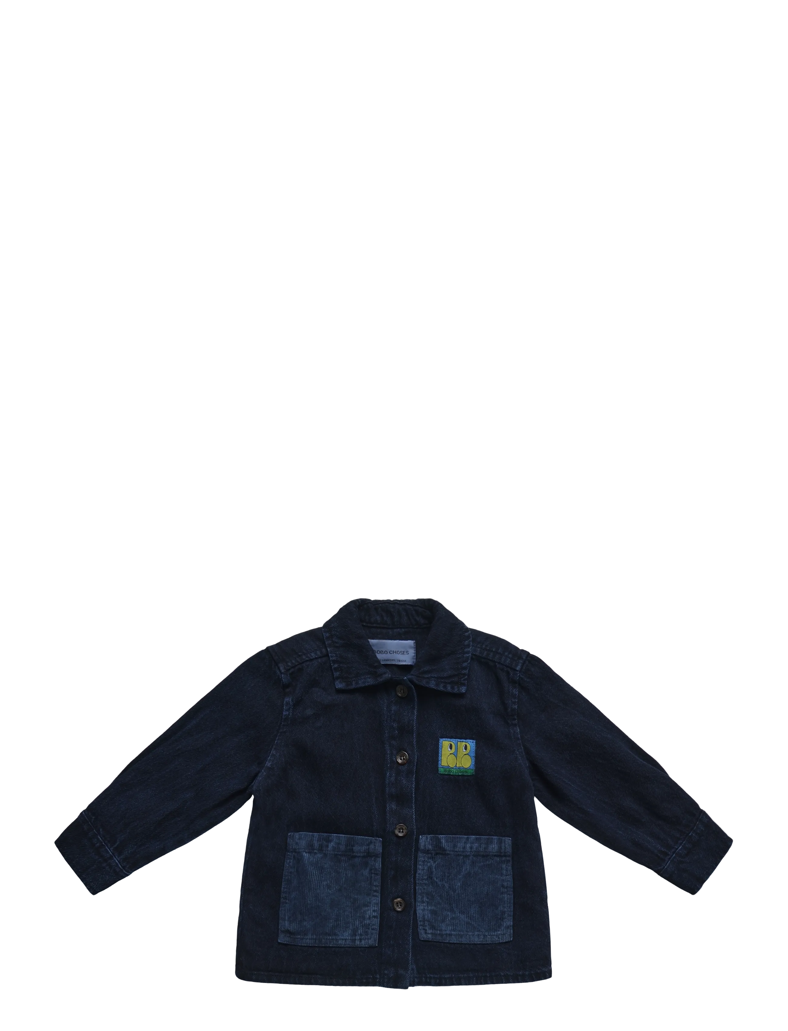Bobo Choses Booo Bo Choses Tag Denim Shirt, 92, Navy, Skjorter > Langærmede Shirts, Børn