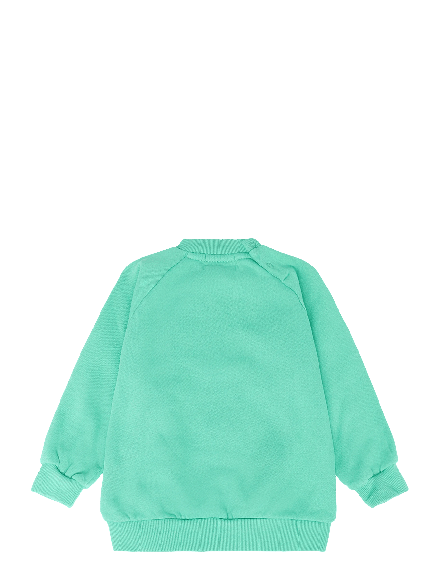 Bobo Choses - Long Pinky Puff sweat shirt - sweatshirts - green - 1
