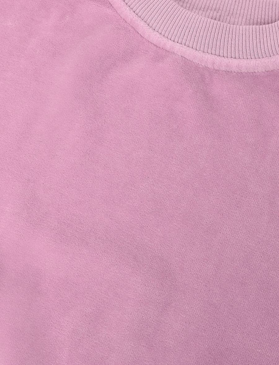 Bobo Choses - Booo Bo Choses Tag velvet sweatshirt - sweatshirts - pink - 2