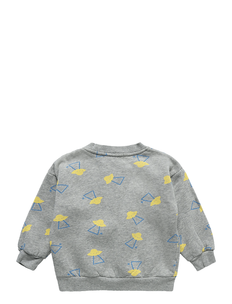 Bobo Choses - Pixel Abduction all over sweatshirt - sweatshirts - grey - 1