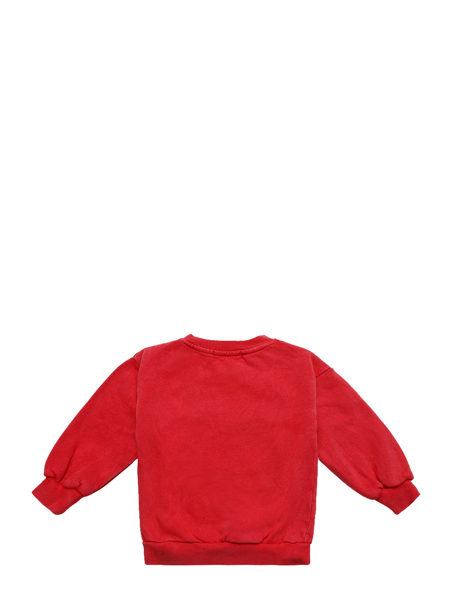 Bobo Choses - Lake Monster sweat shirt piece - sweatshirts - red - 1