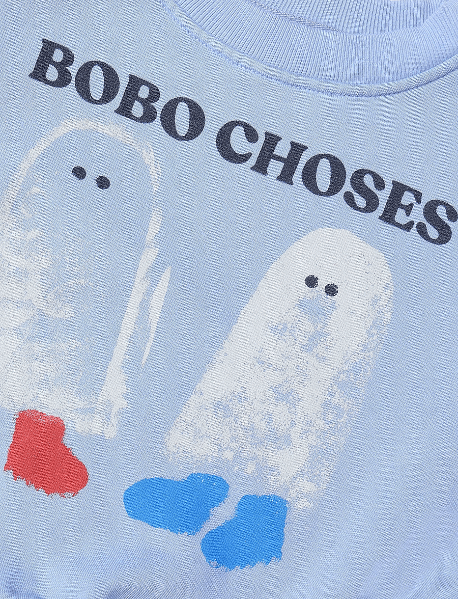 Bobo Choses - Lake Monster sweat shirt piece - sweatshirts - blue - 2