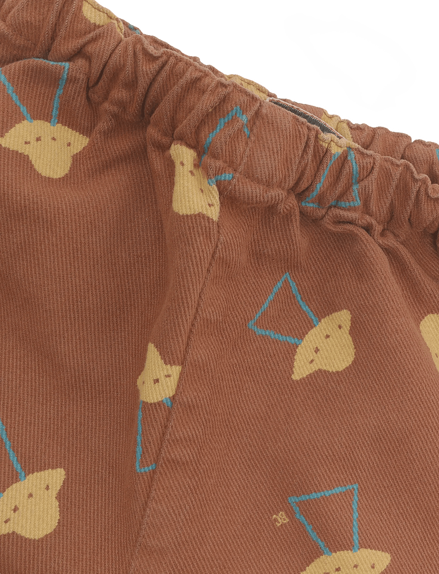 Bobo Choses - Pixel Abduction all over woven pants - babyhosen - brown - 2
