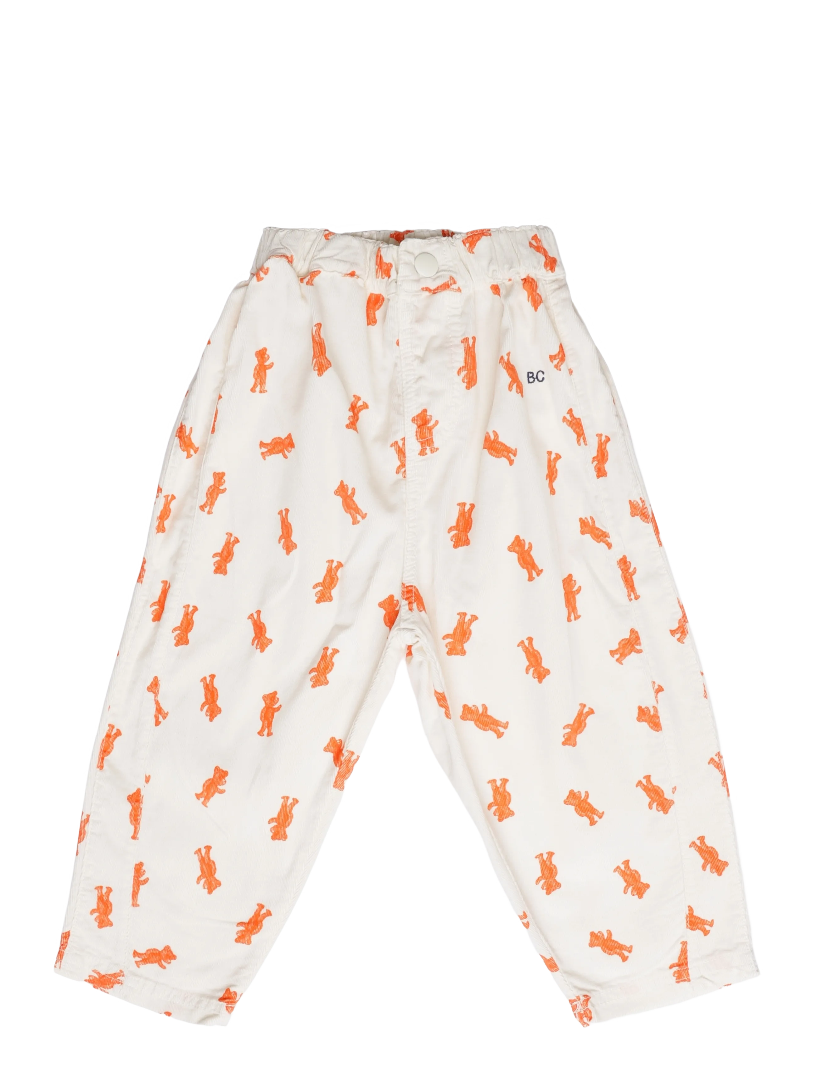 Bobo Choses Softpaw Monster all over denim pants - Shop by age - PINK / cream