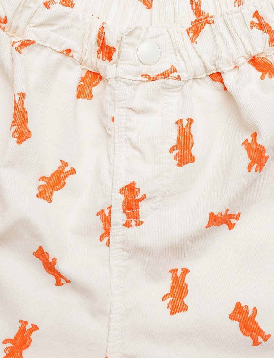 Bobo Choses - Softpaw Monster all over denim pants - loose jeans - pink - 2