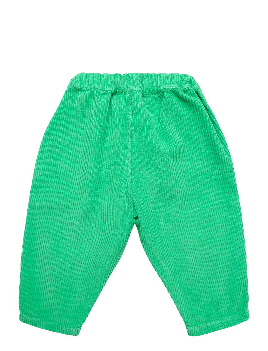 Bobo Choses - Mush Monsters Duo corduroy pants - beebipüksid - green - 1