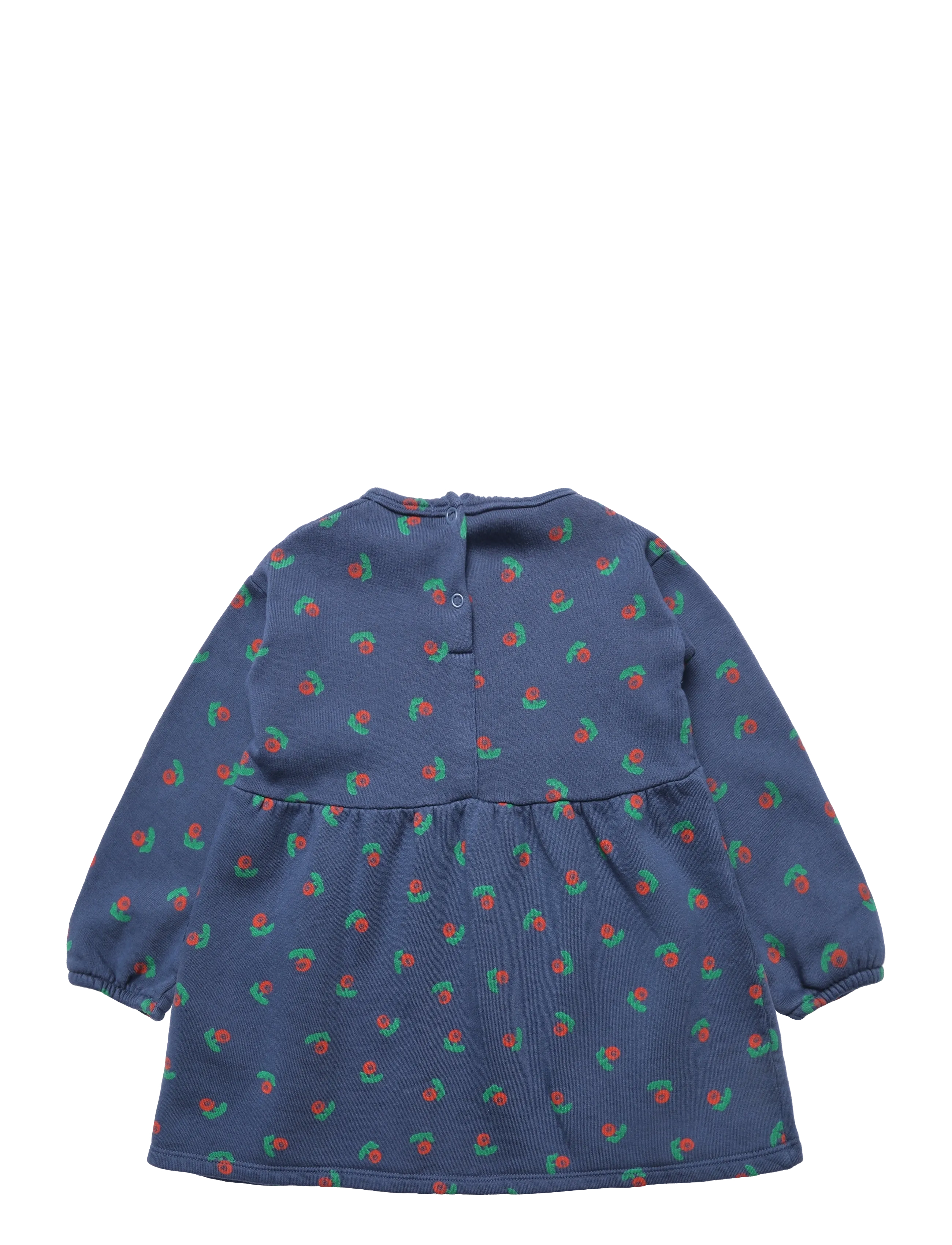 Bobo Choses - Stamp Bloom all over fleece dress - navy - 1