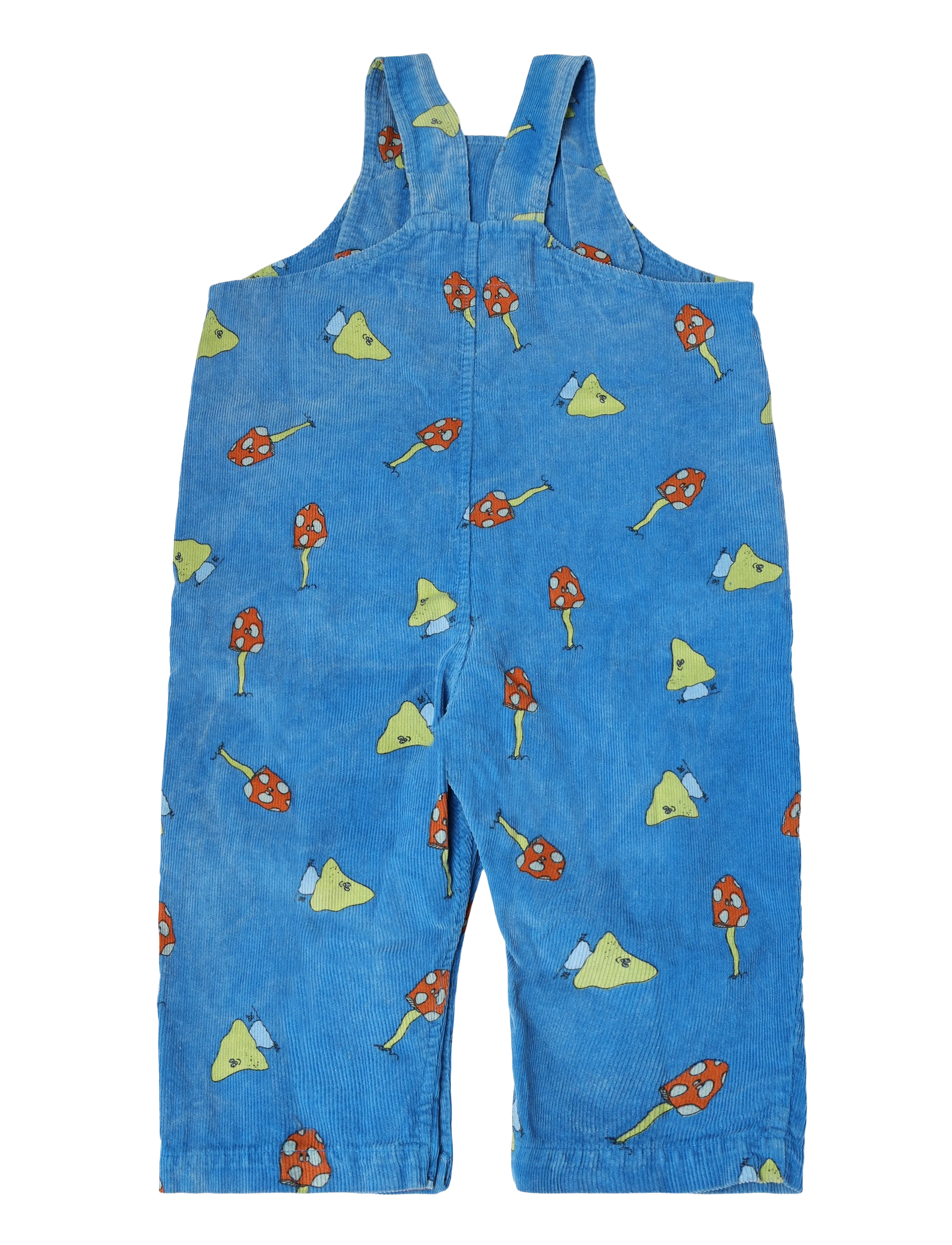 Bobo Choses - Mush Monster Duo all over corduroy overall - blue - 1