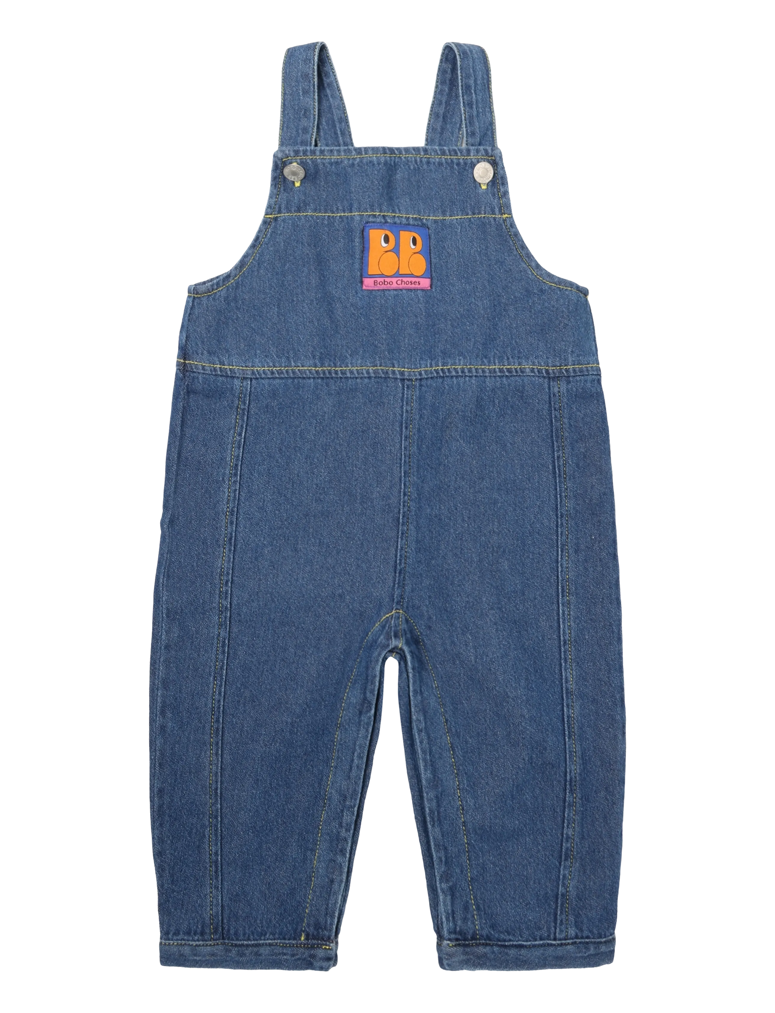 Bobo Choses Booo Bo Choses Tag Denim Overall, 86, Navy > Jumpsuits, Børn