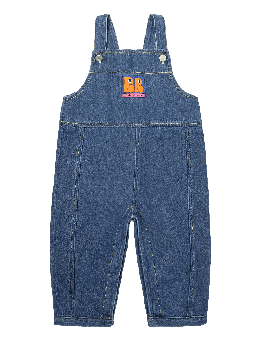 Bobo Choses - Booo Bo Choses Tag denim overall - overalls - navy - 0