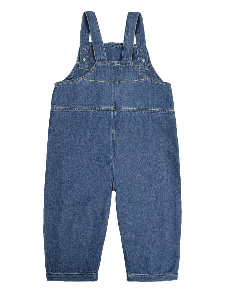 Bobo Choses - Booo Bo Choses Tag denim overall - overalls - navy - 1