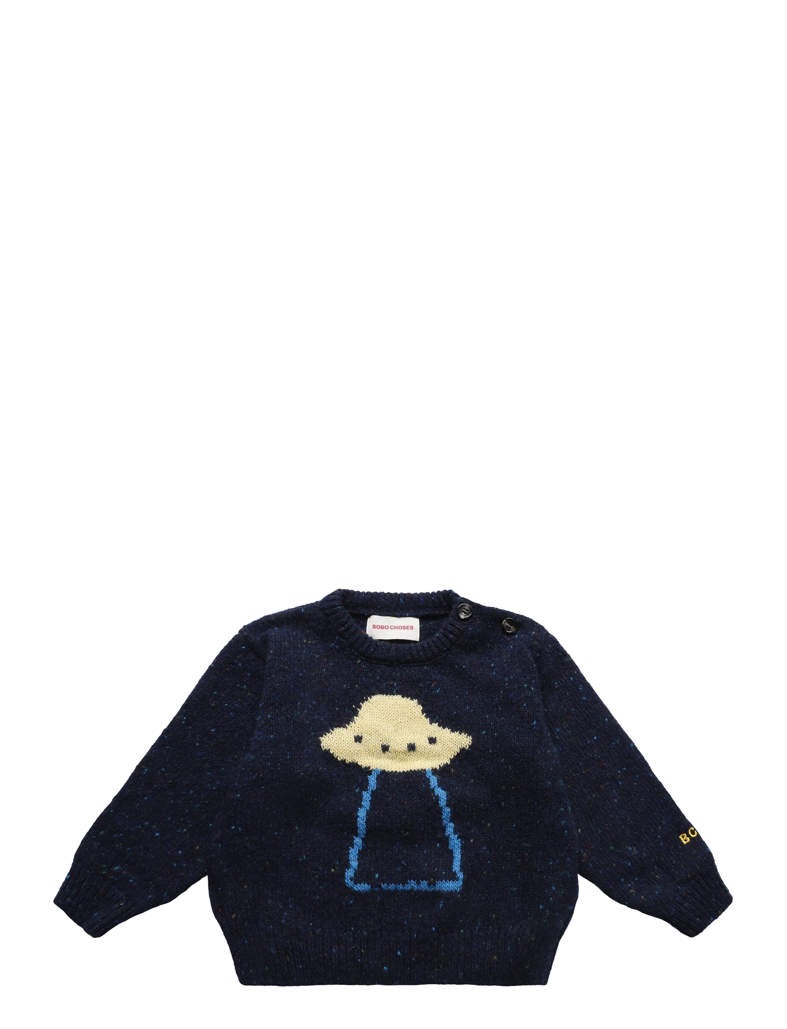 Bobo Choses Bobo Choses Pixel Abduction jumper - Kleidung - NAVY / navy