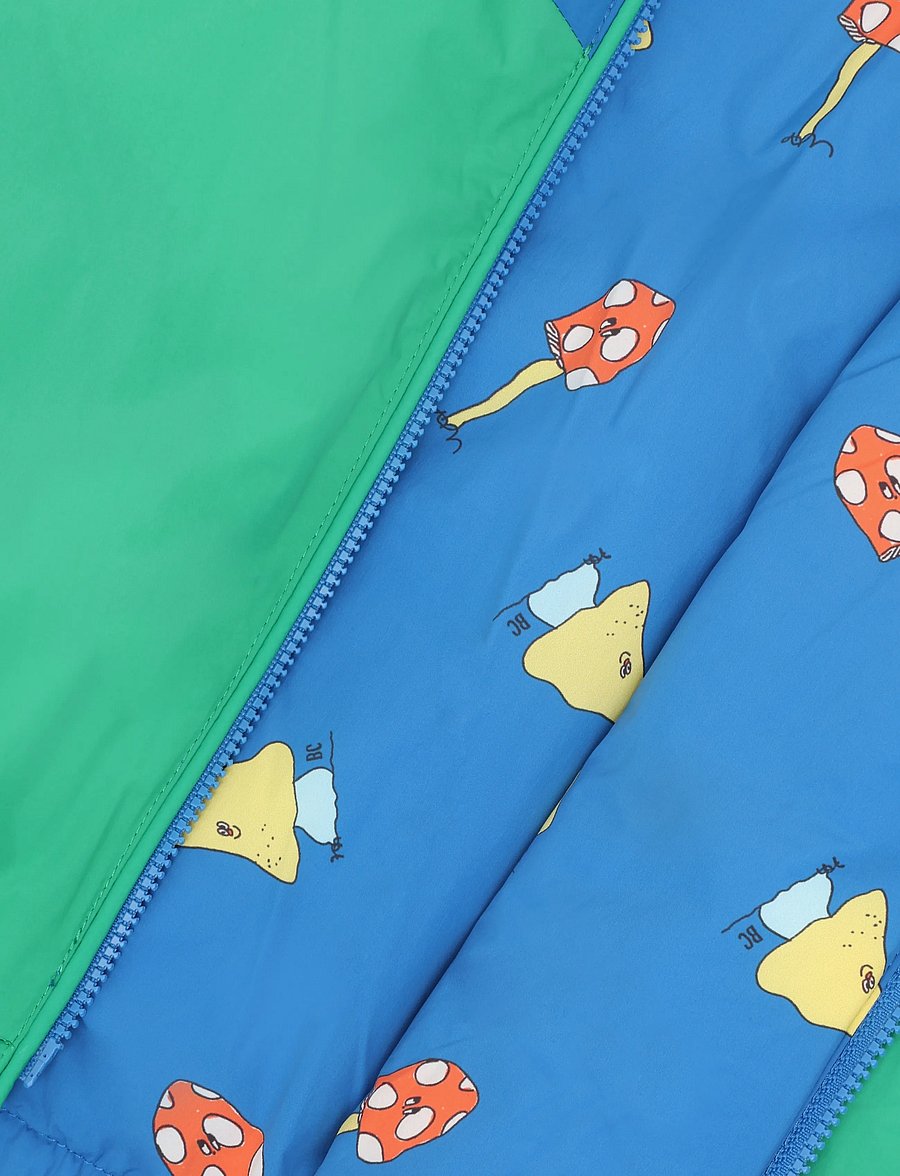 Bobo Choses - Mush Monster Duo all over reversible anorak - anorakker - blue - 4