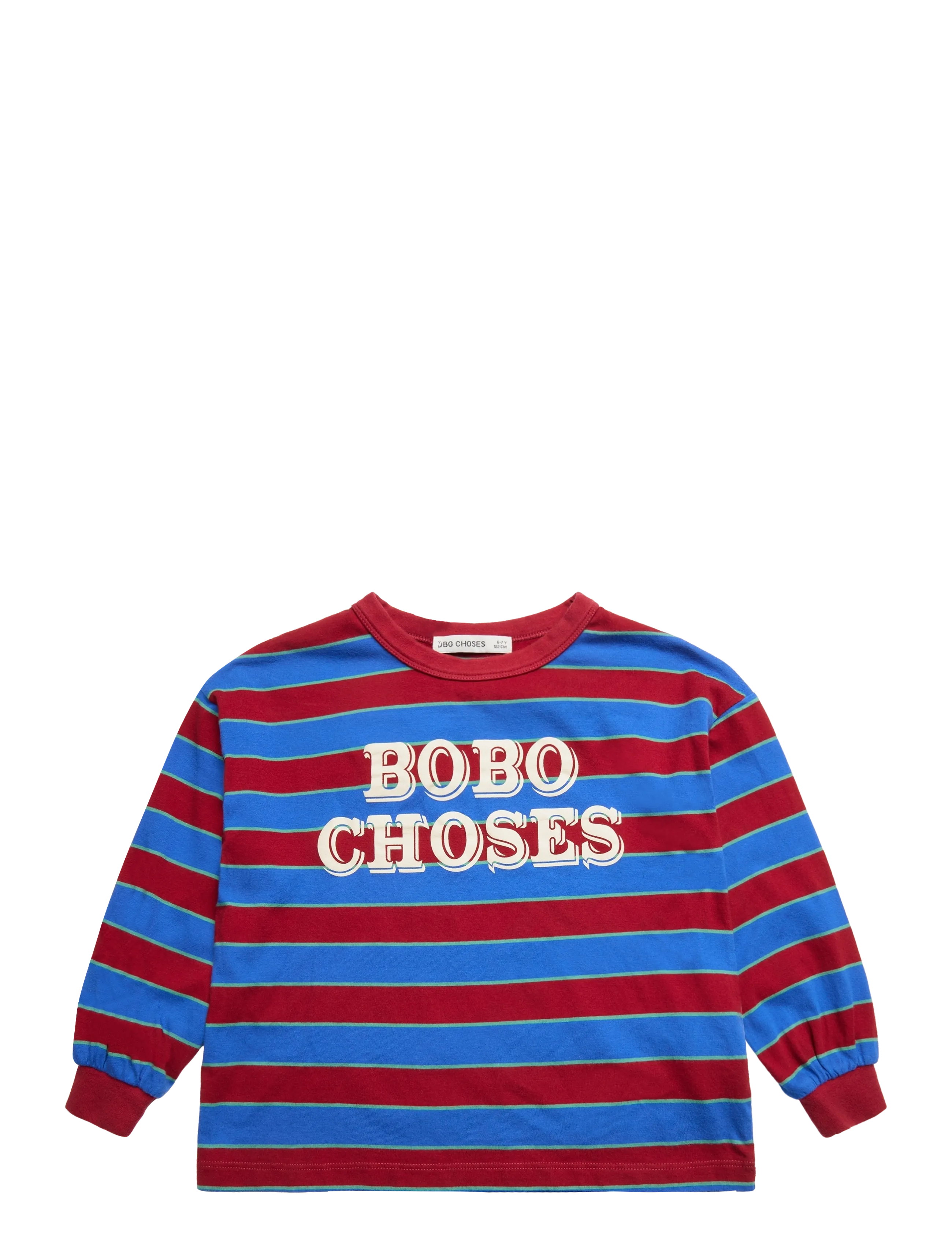 Bobo Choses Bobo Choses Embossed stripes T-shirt - View all - MULTI COLOURED / multi