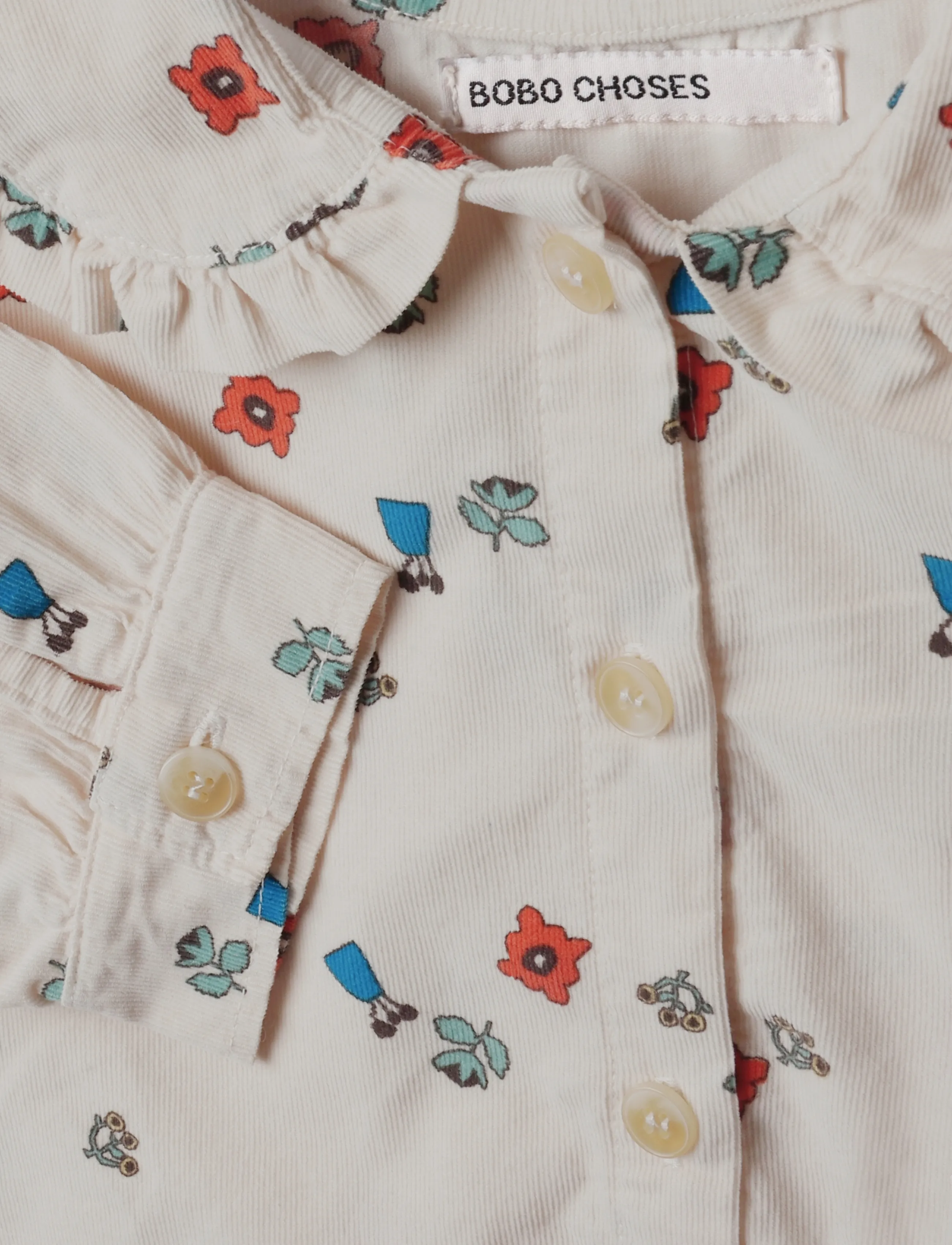 Bobo Choses - Blossom all over woven blouse - white - 2