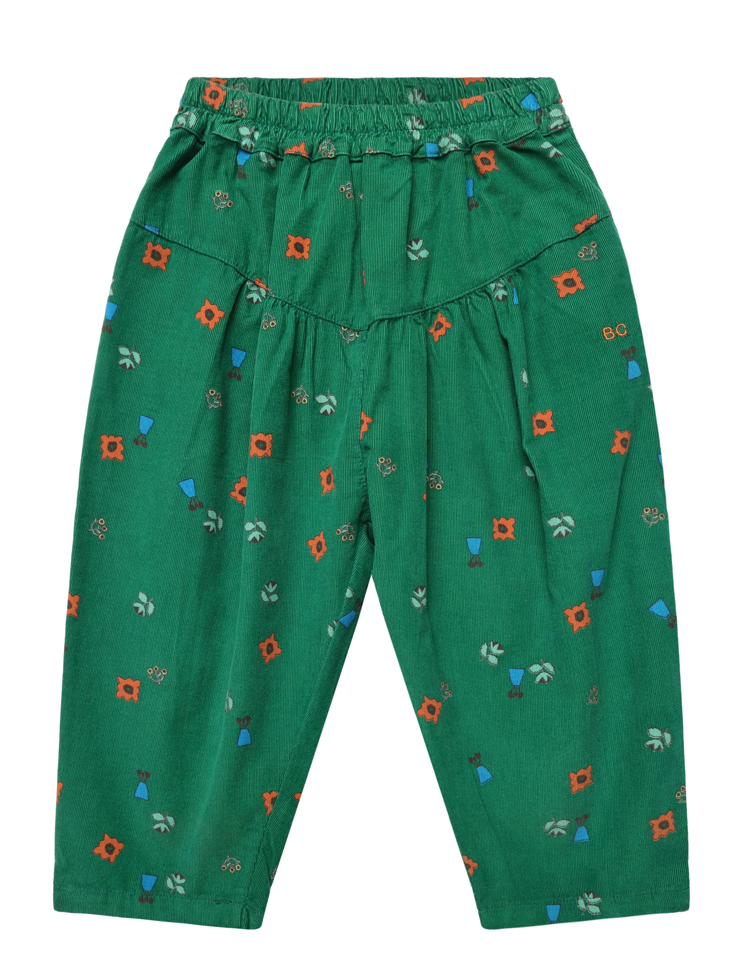 Bobo Choses Blossom all over corduroy pants - Imik  44-92 - GREEN / green