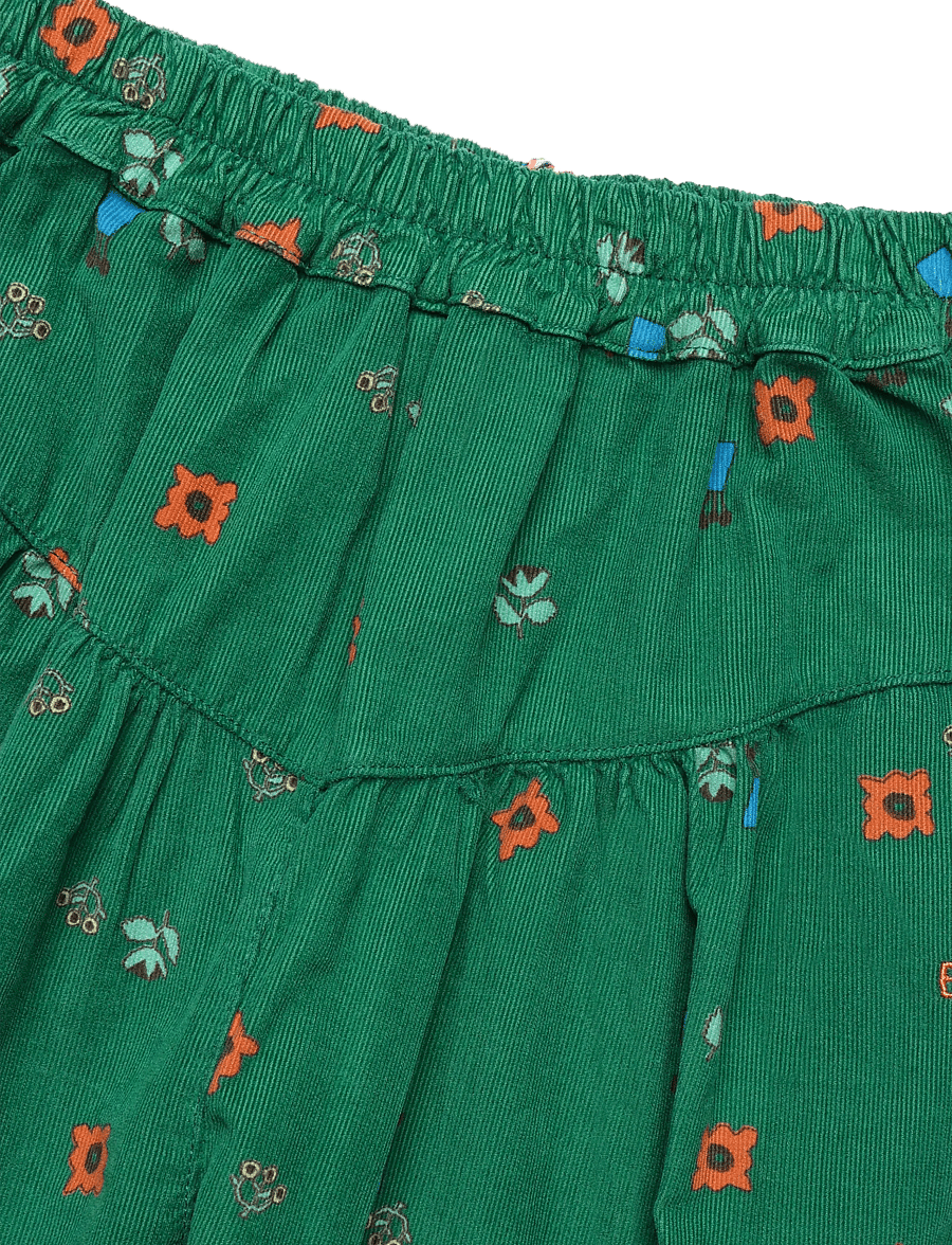Bobo Choses - Blossom all over corduroy pants - babybyxor - green - 2