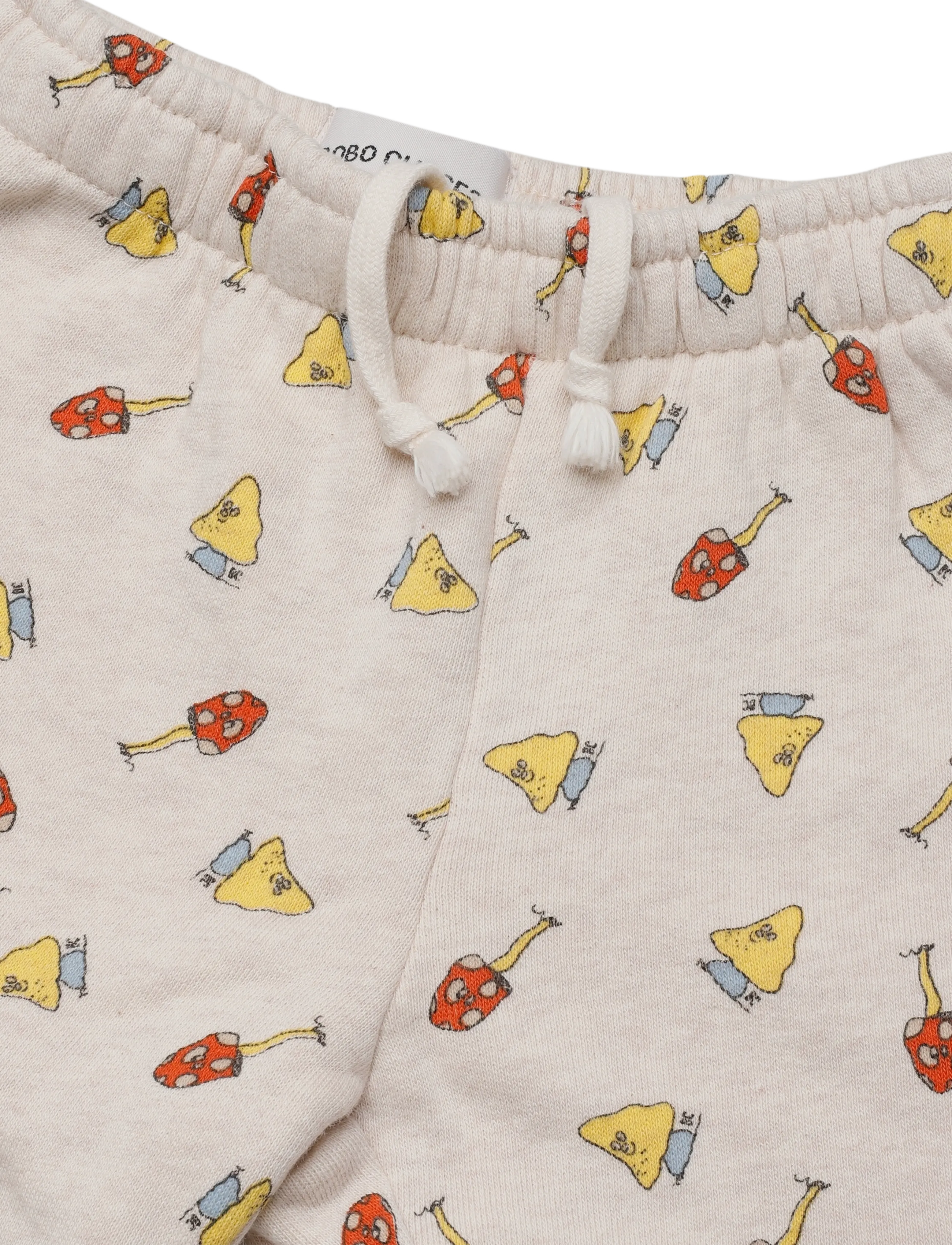 Bobo Choses - Mush Monster Duo all over jogging pants - sweatpants - white - 2