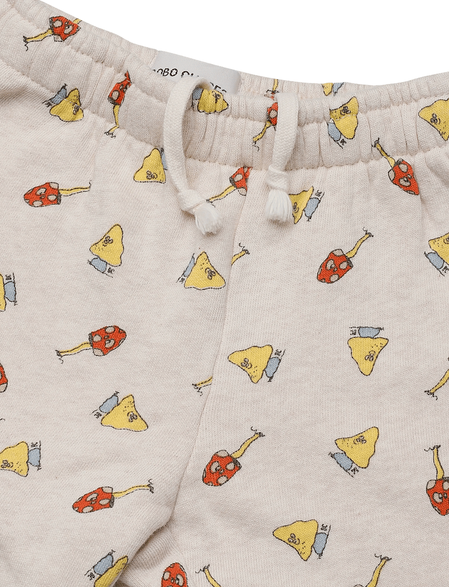 Bobo Choses - Mush Monster Duo all over jogging pants - jogginghosen - white - 2