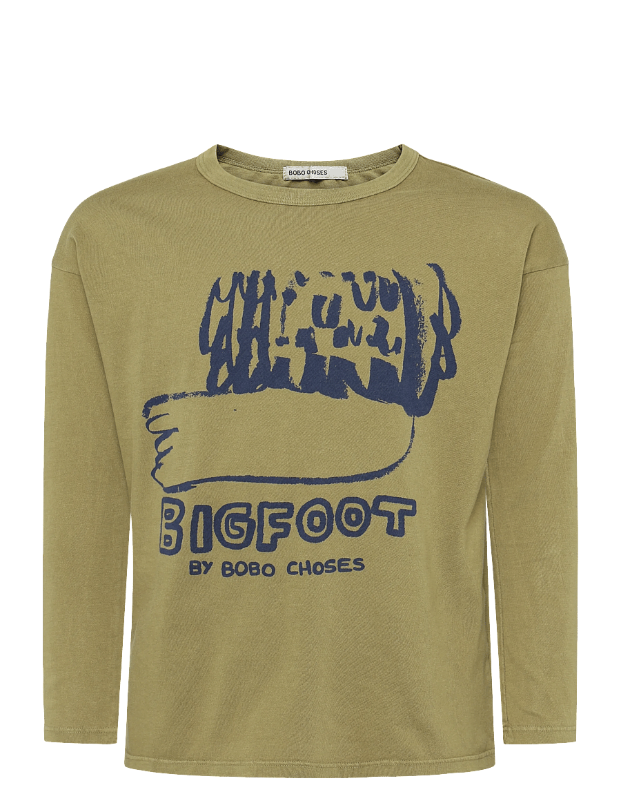 Bobo Choses - Bigfoot By BC T-shirt top - langärmelig - khaki green - 0