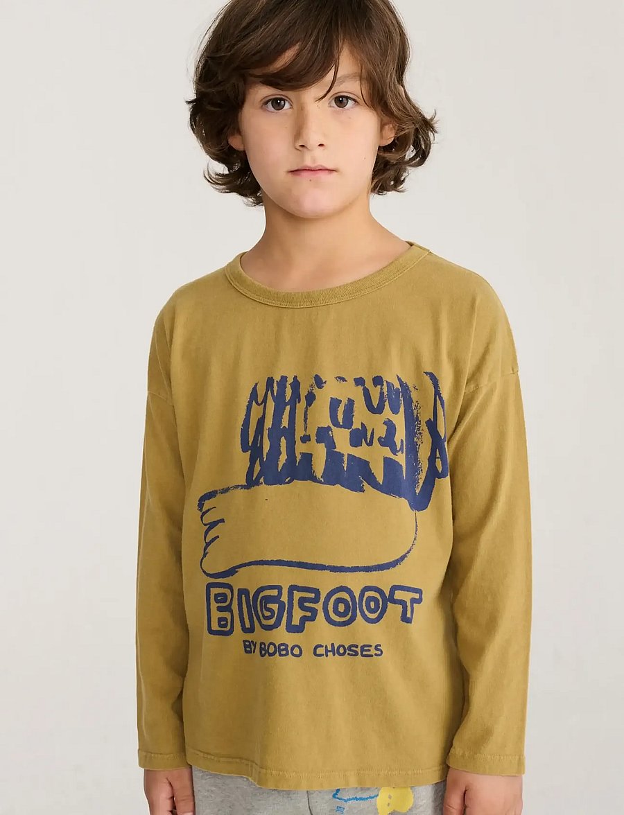 Bobo Choses - Bigfoot By BC T-shirt top - langärmelig - khaki green - 0