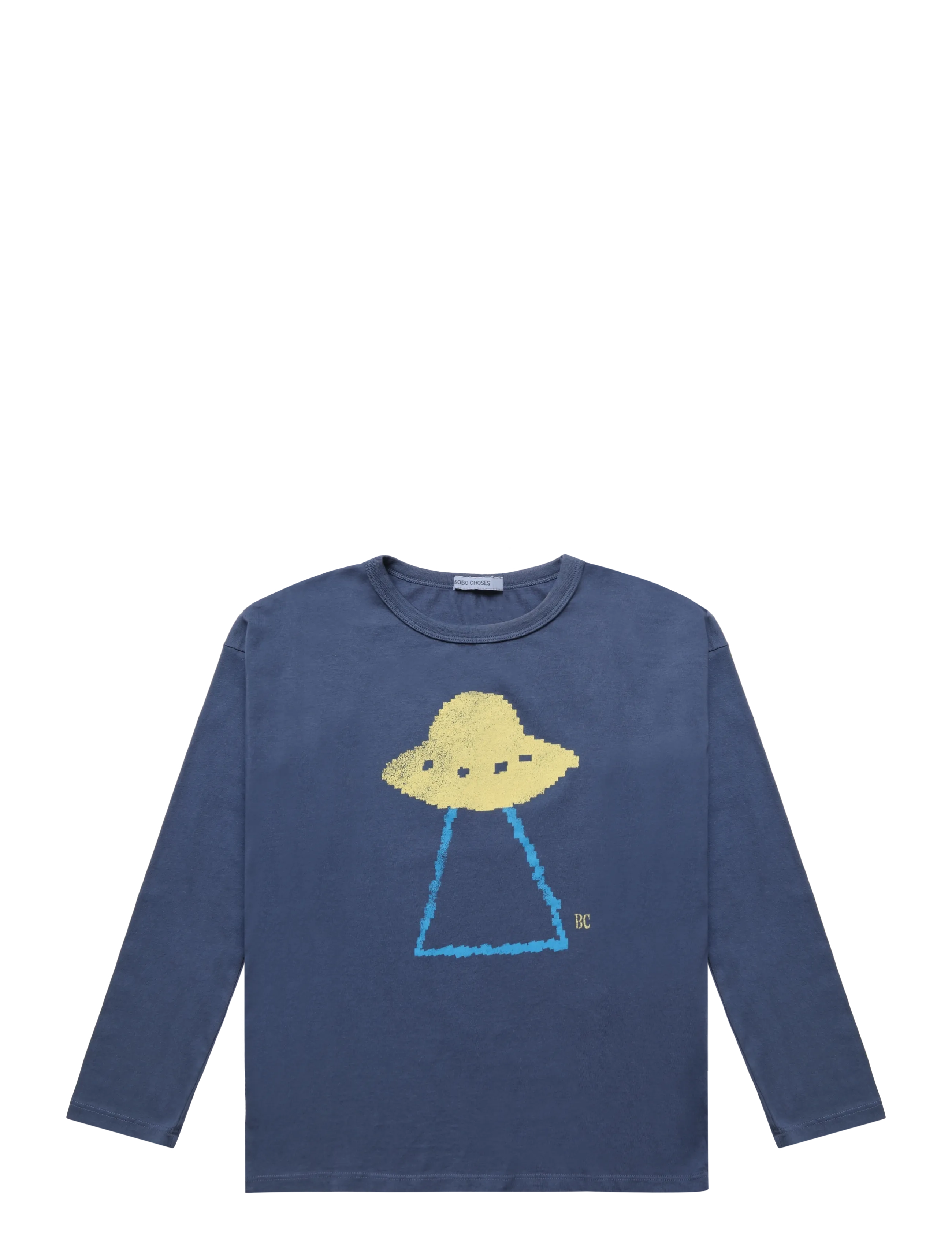 Bobo Choses Bobo Choses Pixel Abduction T-shirt - Långärmade t-shirts - NAVY / navy
