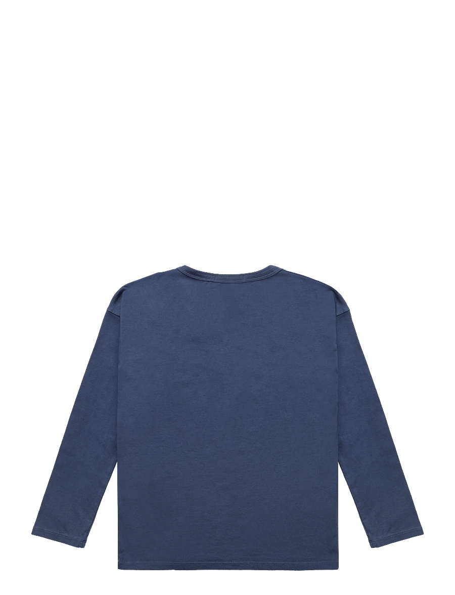 Bobo Choses - Bobo Choses Pixel Abduction T-shirt - pikkade varrukatega t-särgid - navy - 1