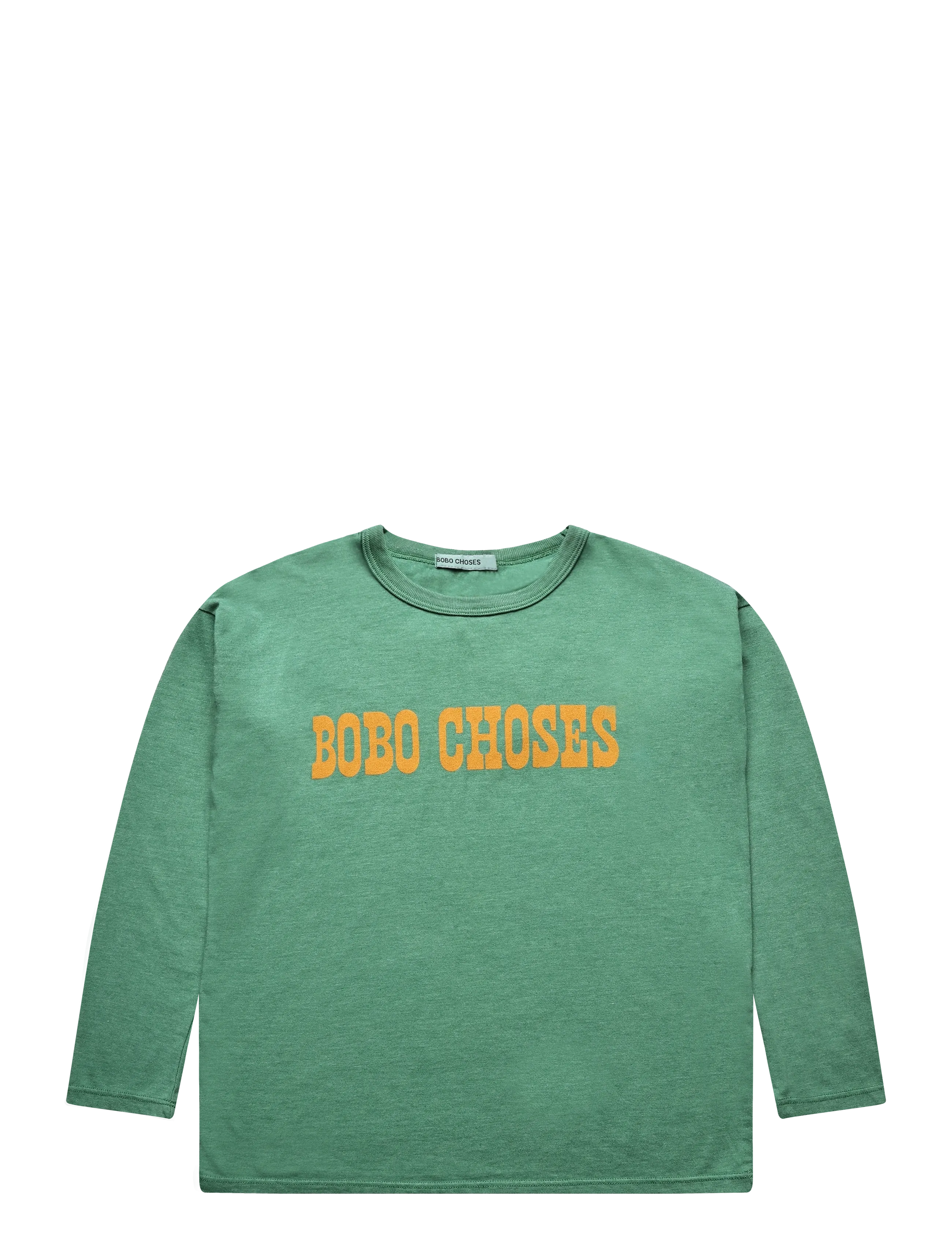 Bobo Choses Pop T-Shirt Top, Printet Langærmet T-shirt, Grøn, Str: 98