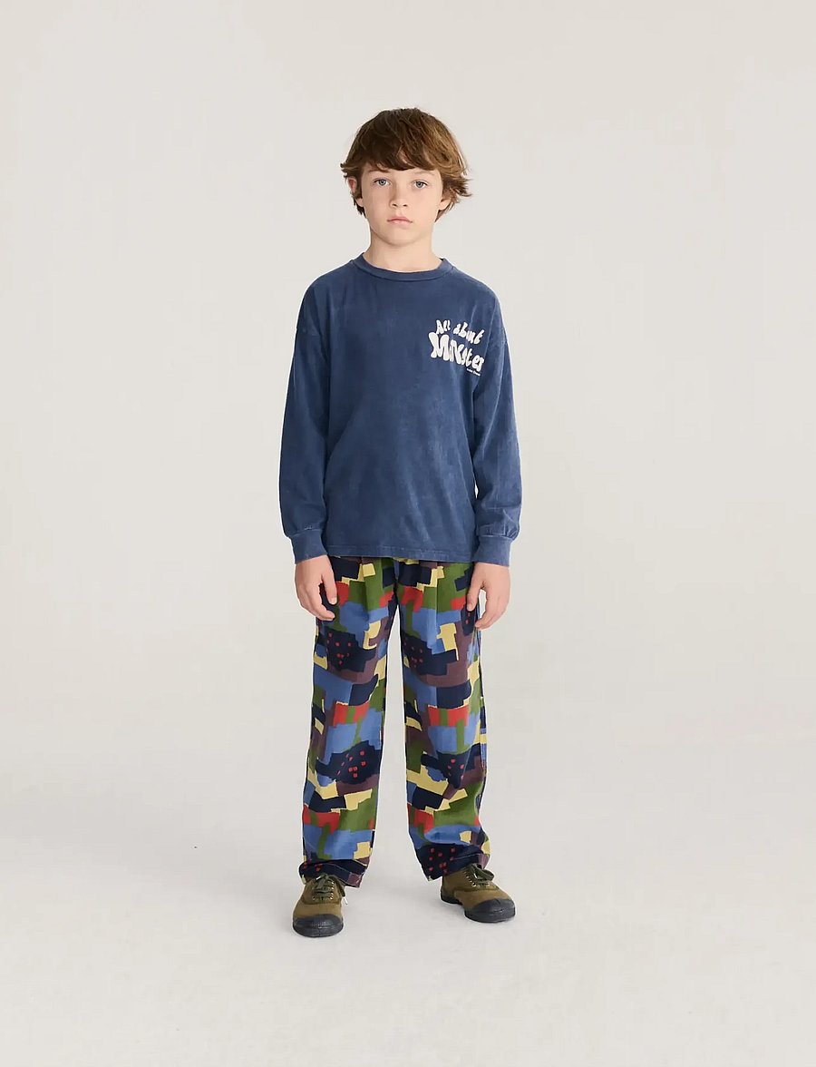 Bobo Choses - All About Monsters T-shirt top - langärmelig - navy - 3