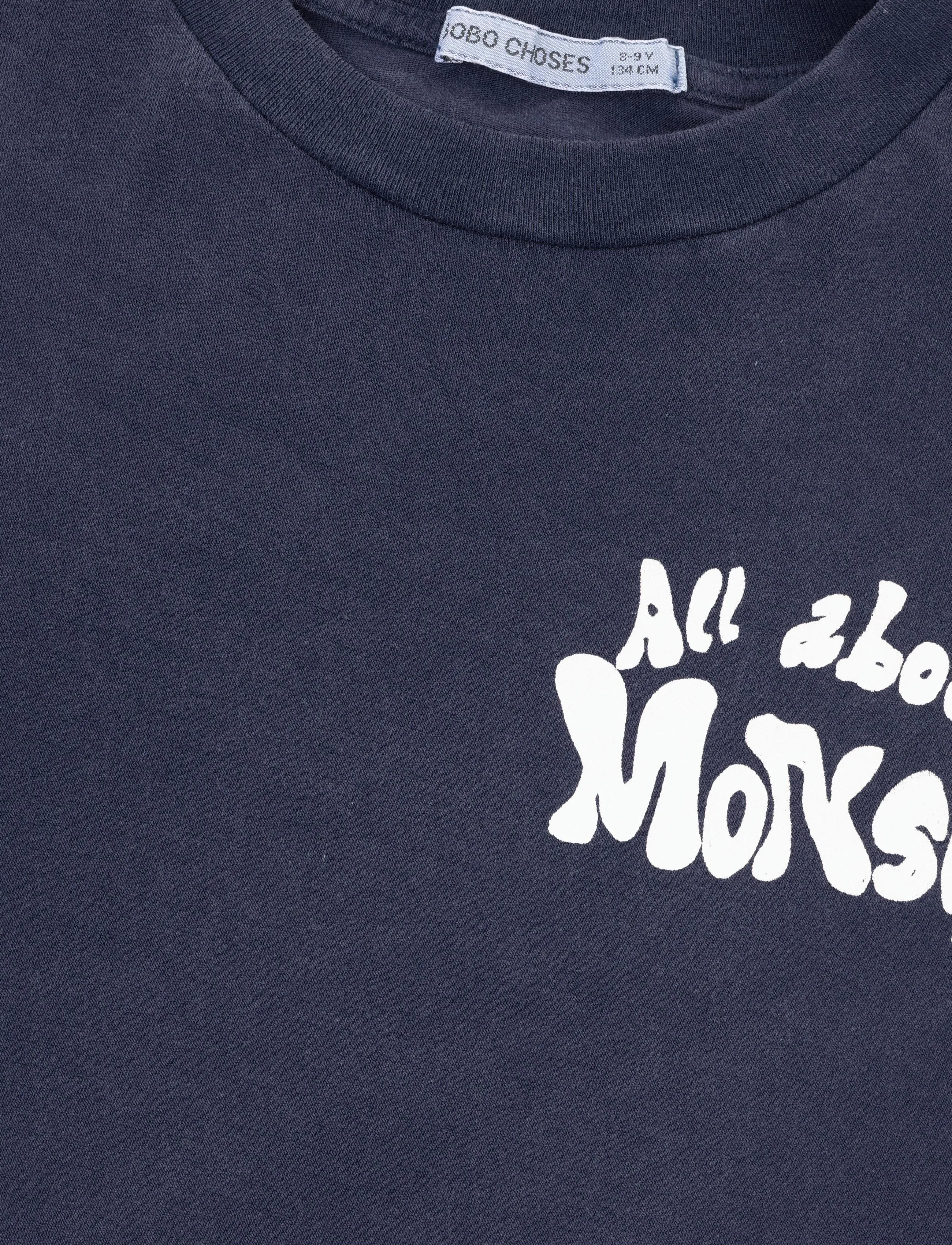 Bobo Choses - All About Monsters T-shirt top - navy - 2