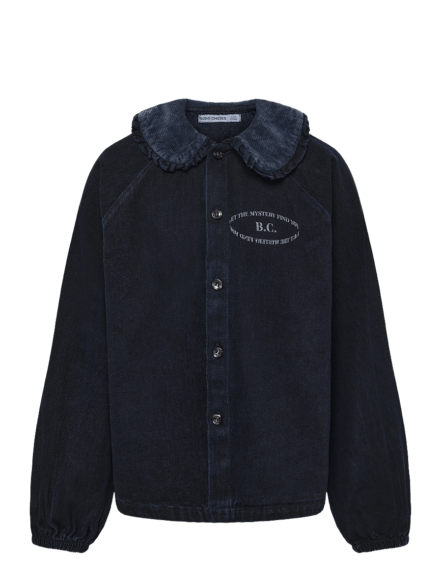 Bobo Choses - Mystery Bobo Choses denim blouse - pikkade varrukatega särgid - navy - 0