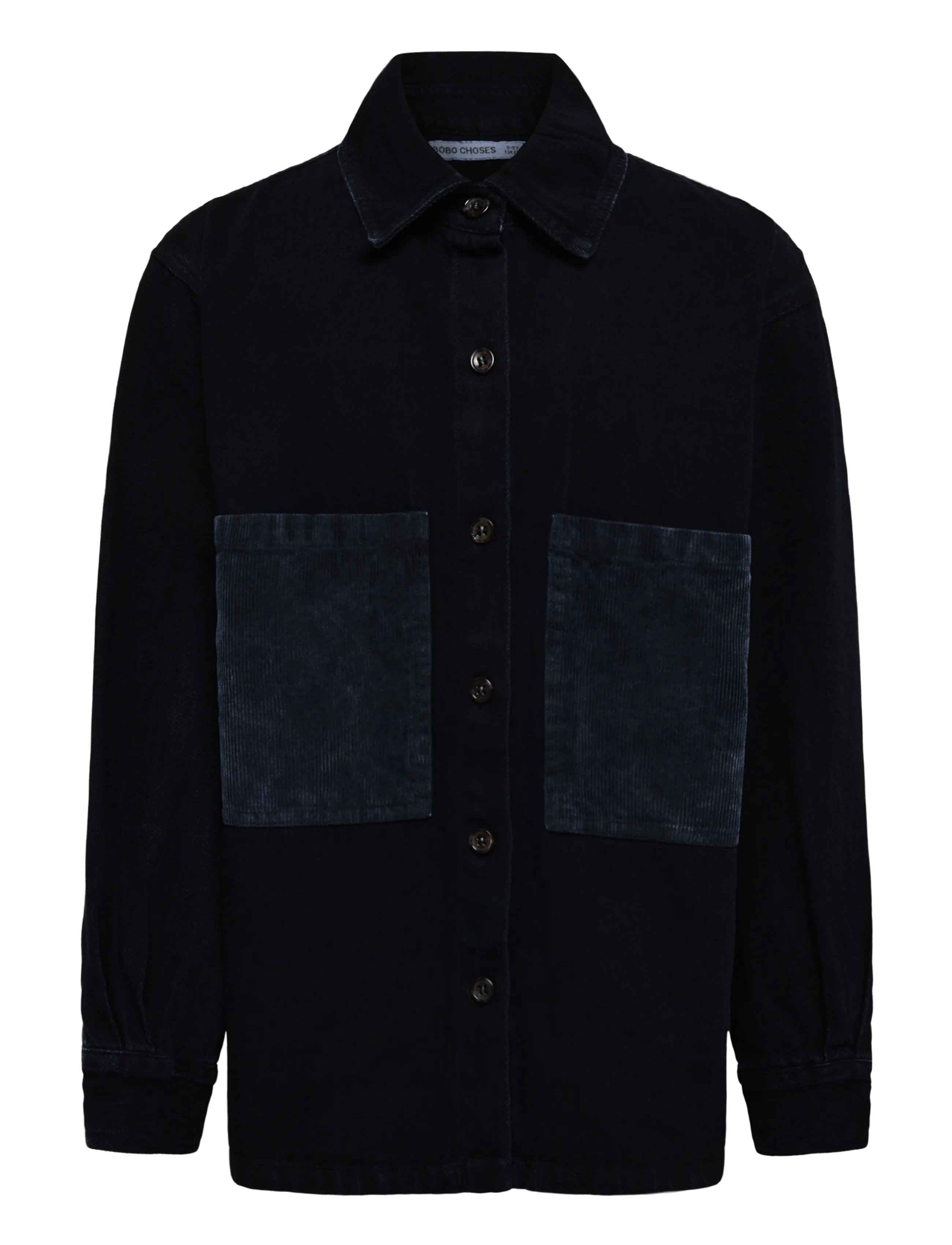 Bobo Choses Booo Bo Choses Tag Denim Shirt, 98, Navy, Skjorter > Langærmede Shirts, Børn