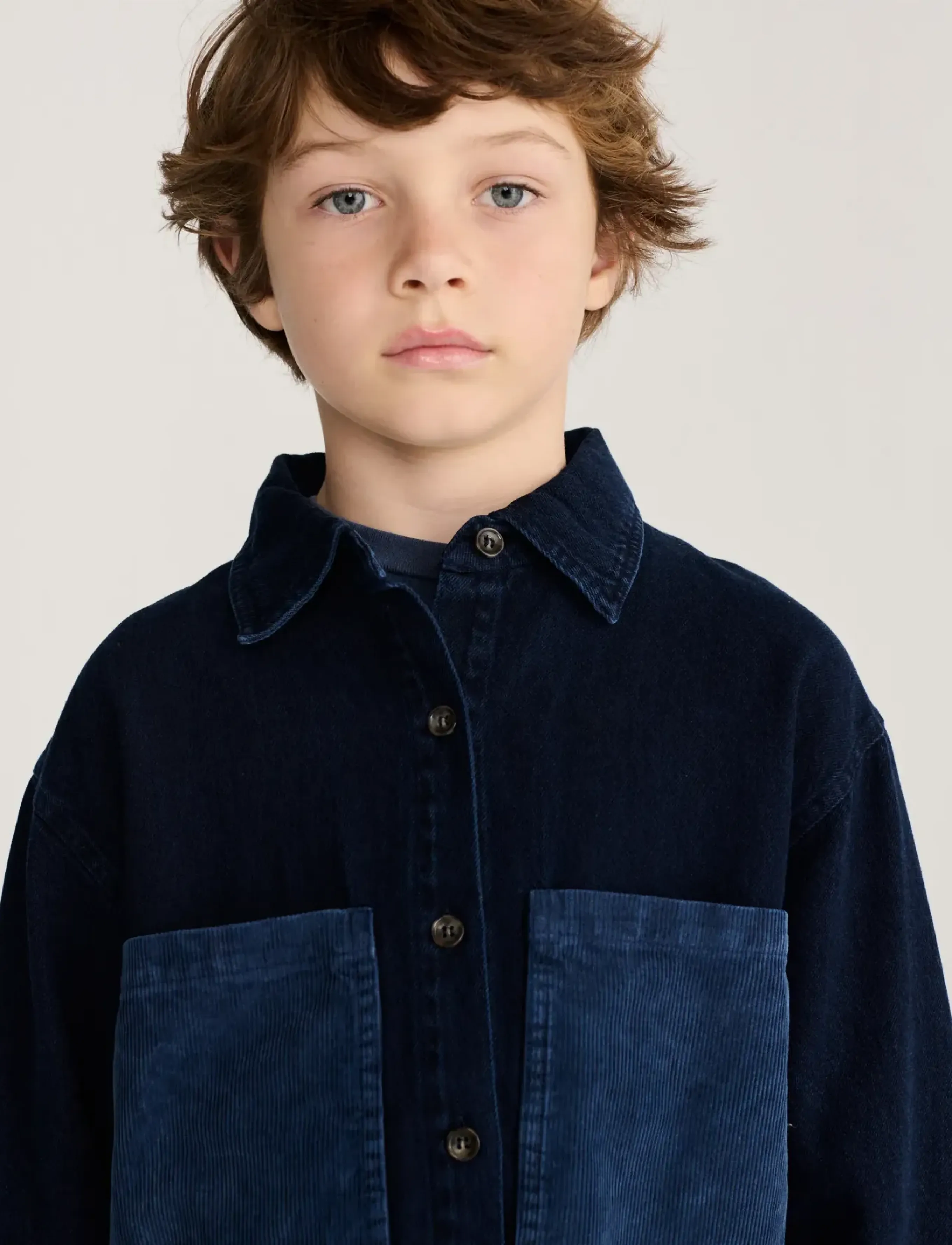 Bobo Choses Booo Bo Choses Tag denim shirt - Skjortor - NAVY / navy