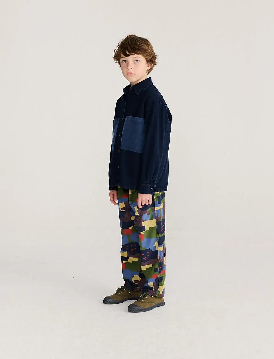 Bobo Choses - Booo Bo Choses Tag denim shirt - langärmlige hemden - navy - 5