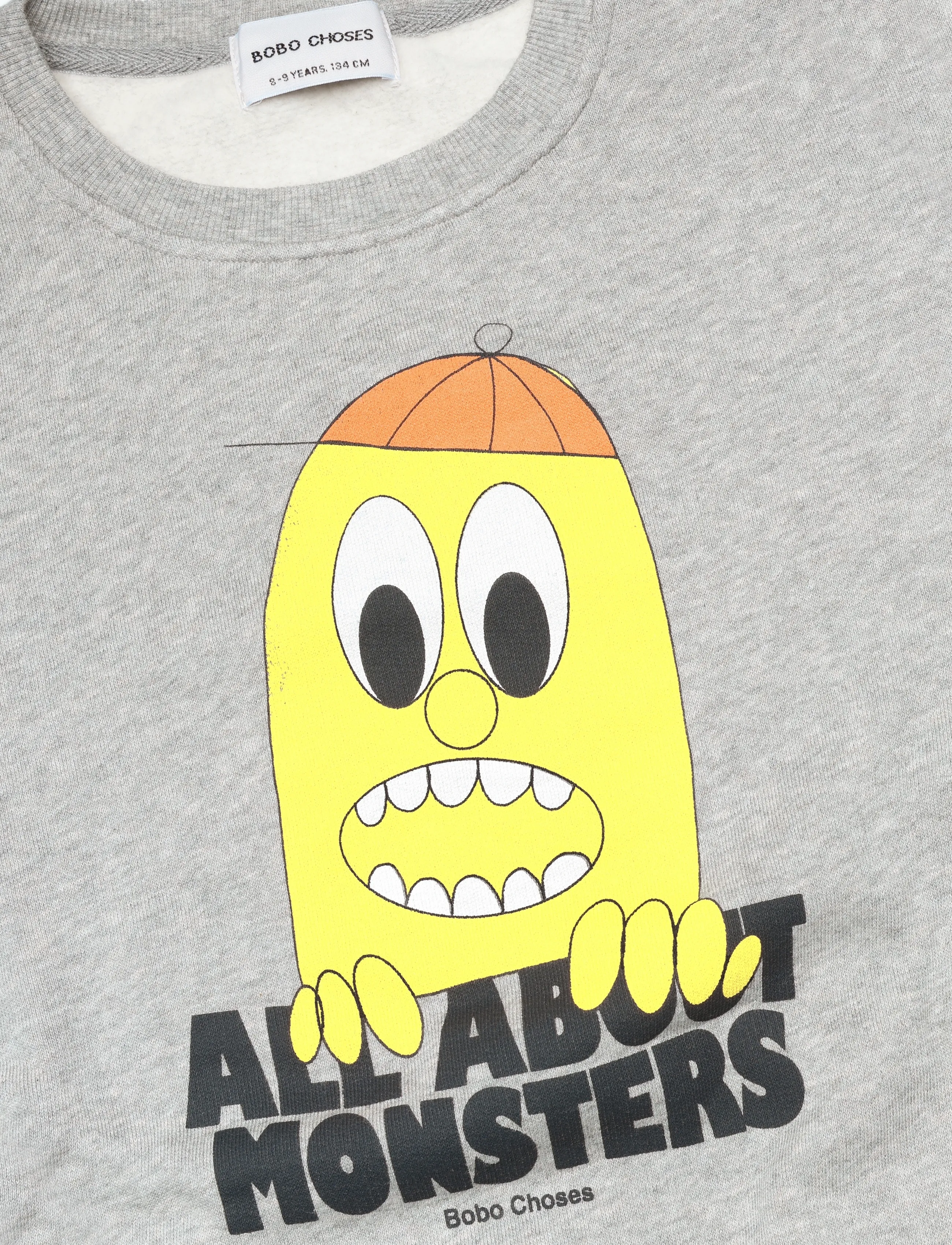 Bobo Choses - Bobo Choses Bigtooth Lemon sweatshirt - grey - 2