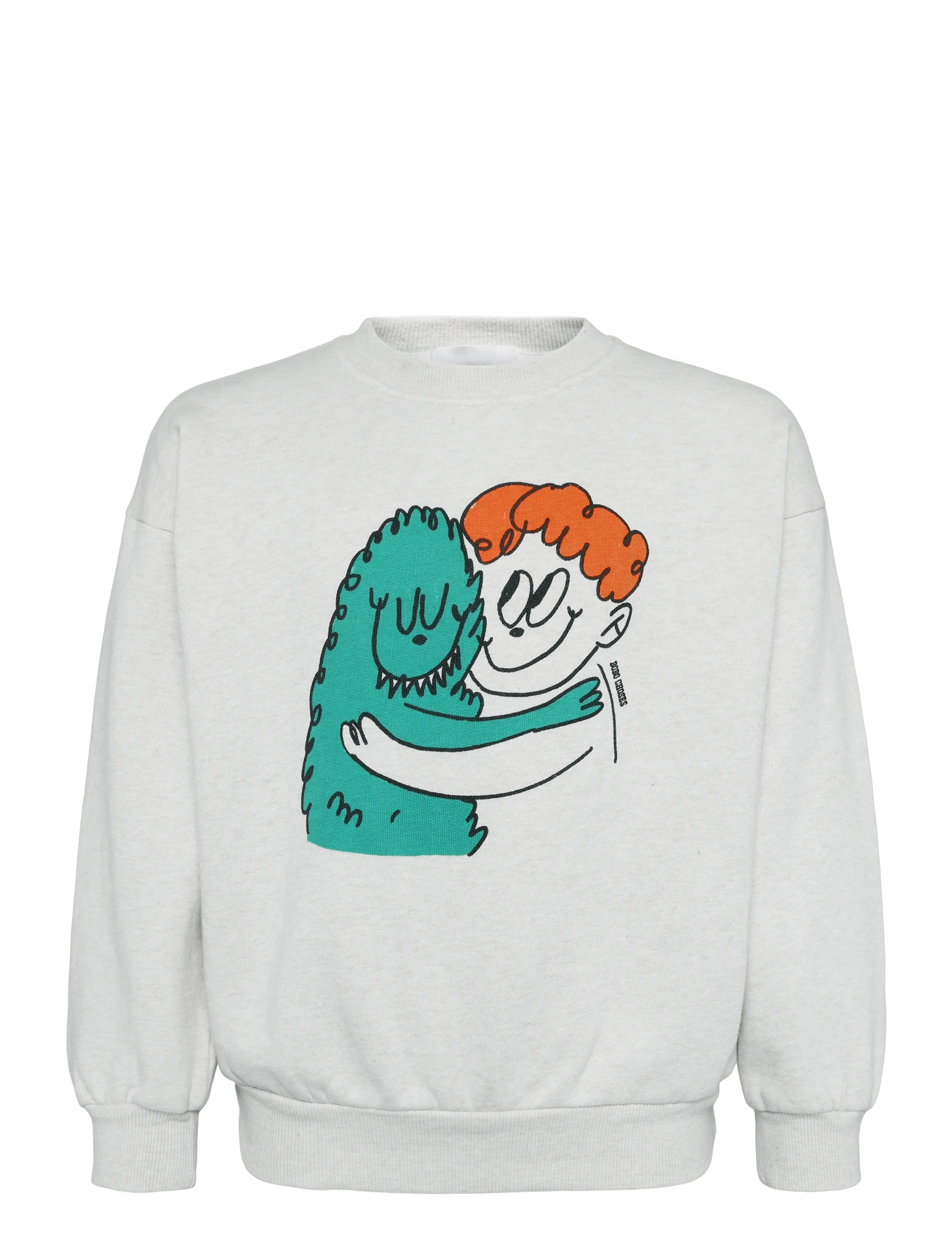 Bobo Choses Bobo Choses Hug Hairy Monster sweatshirt - Oberteile - BEIGE / beige