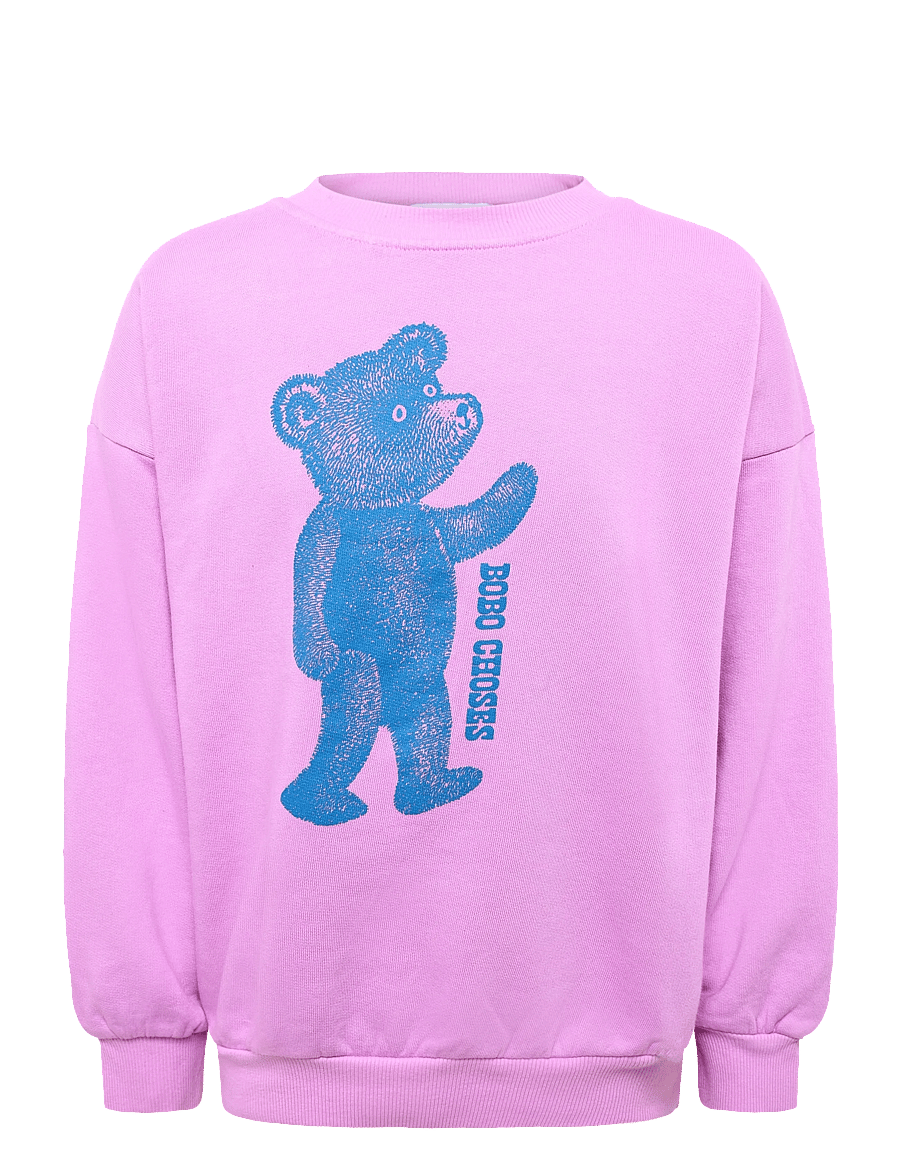 Bobo Choses - Bobo Choses Softpaw Monster sweatshirt - dressipluusid - pink - 0