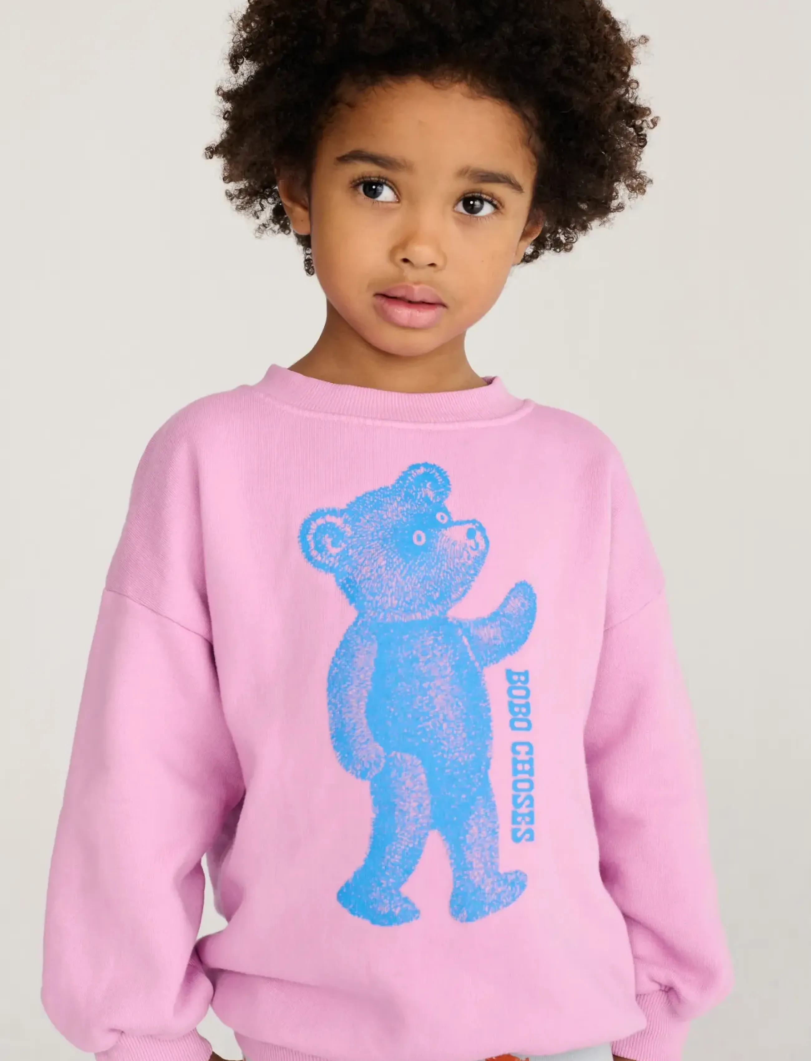 Bobo Choses Softpaw Monster Sweatshirt, Kinder, Grafik Sweatshirt, Rosa, Gr.110
