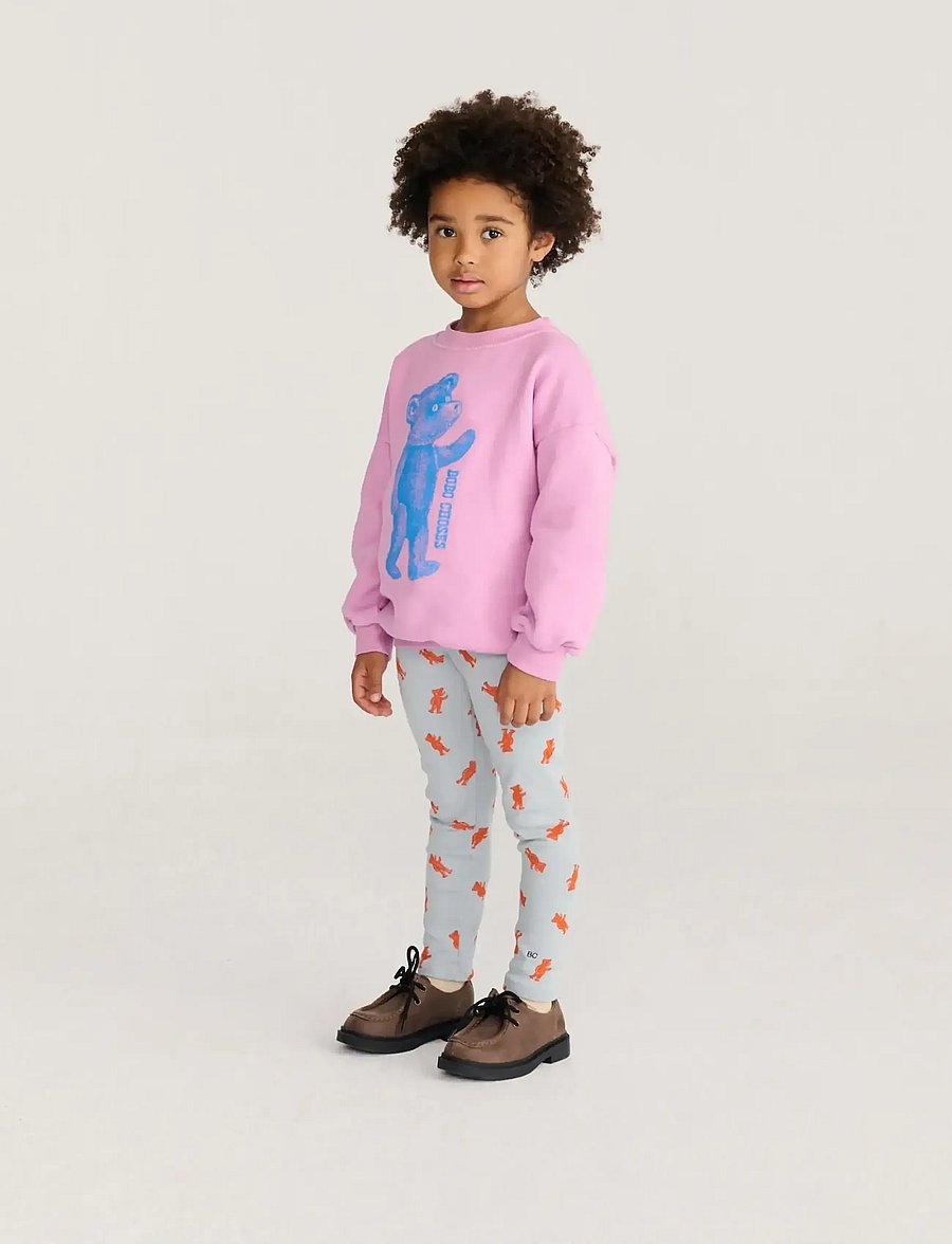 Bobo Choses - Bobo Choses Softpaw Monster sweatshirt - sweatshirts - pink - 3