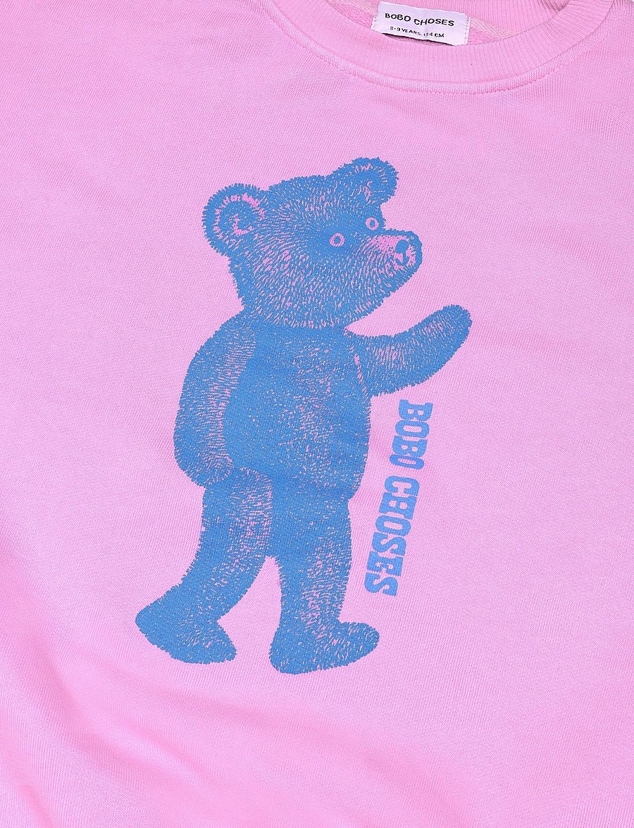 Bobo Choses - Bobo Choses Softpaw Monster sweatshirt - dressipluusid - pink - 2